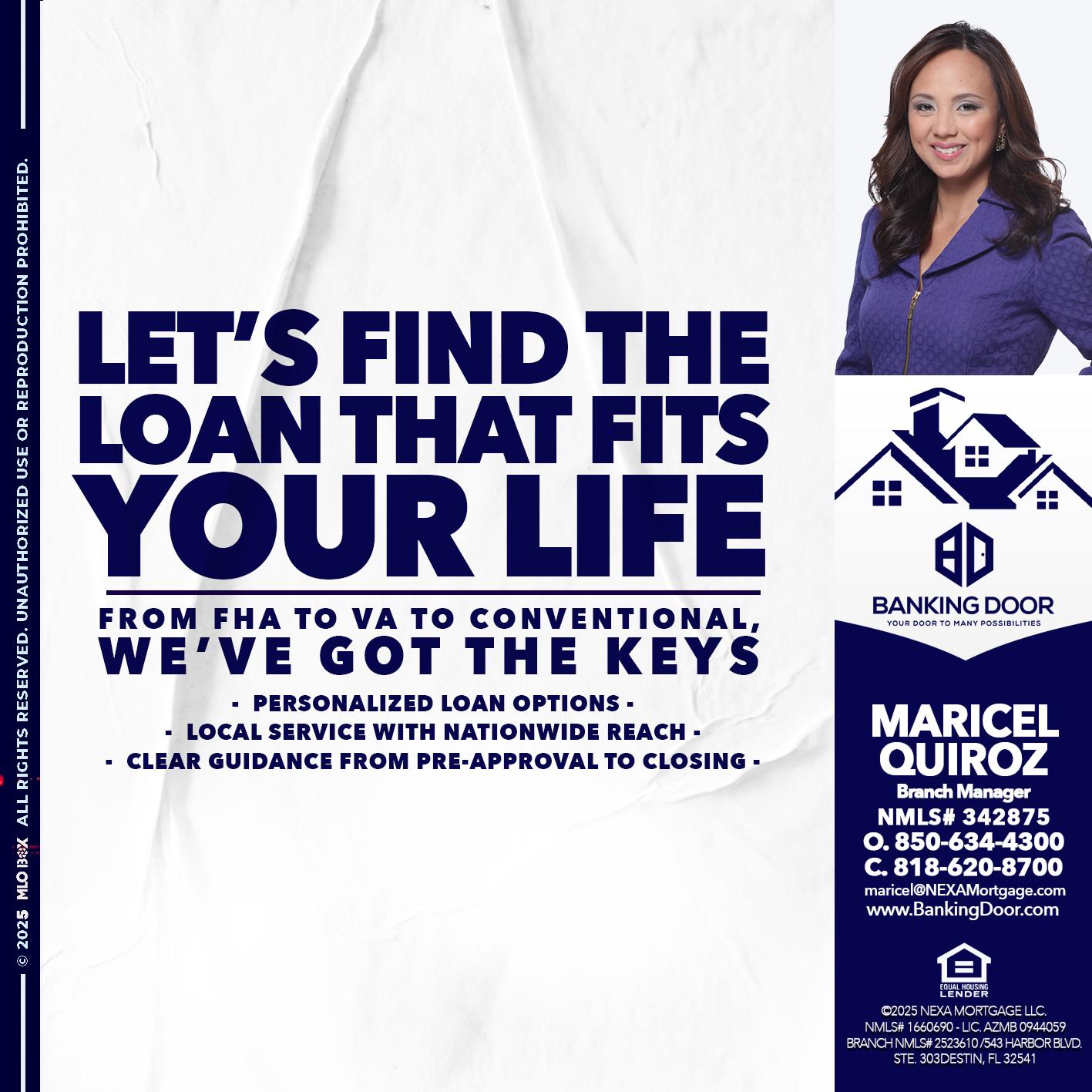 LETS FIND - Maricel Quiroz -Branch Manager