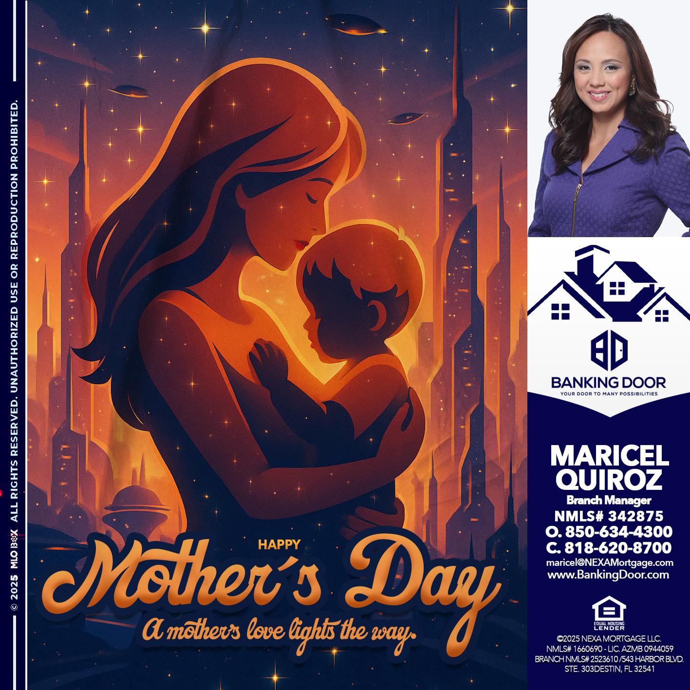 HAPPY MOTHERS DAY - Maricel Quiroz -Branch Manager
