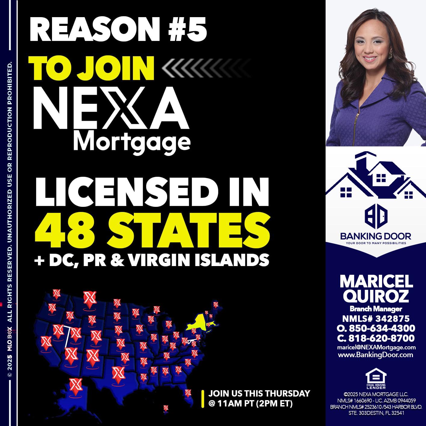 REASON 5 - Maricel Quiroz -Branch Manager