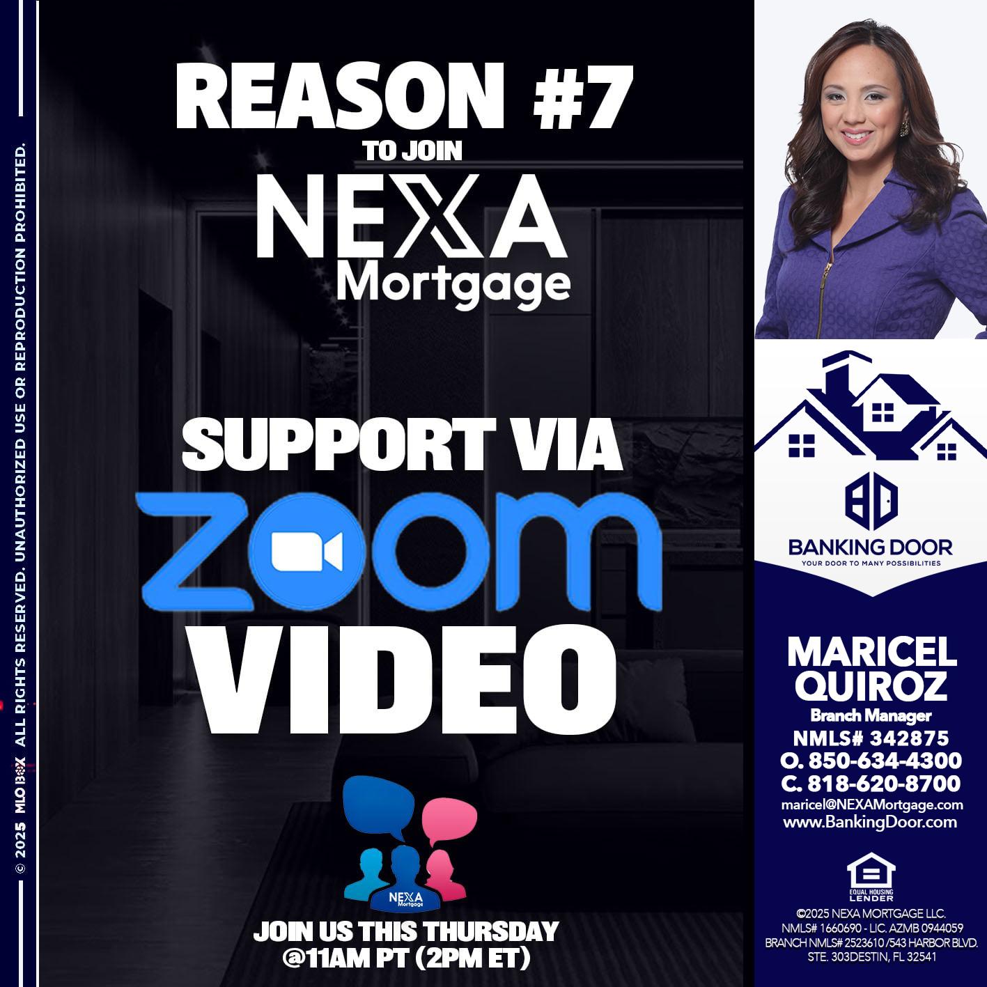REASON 7 - Maricel Quiroz -Branch Manager