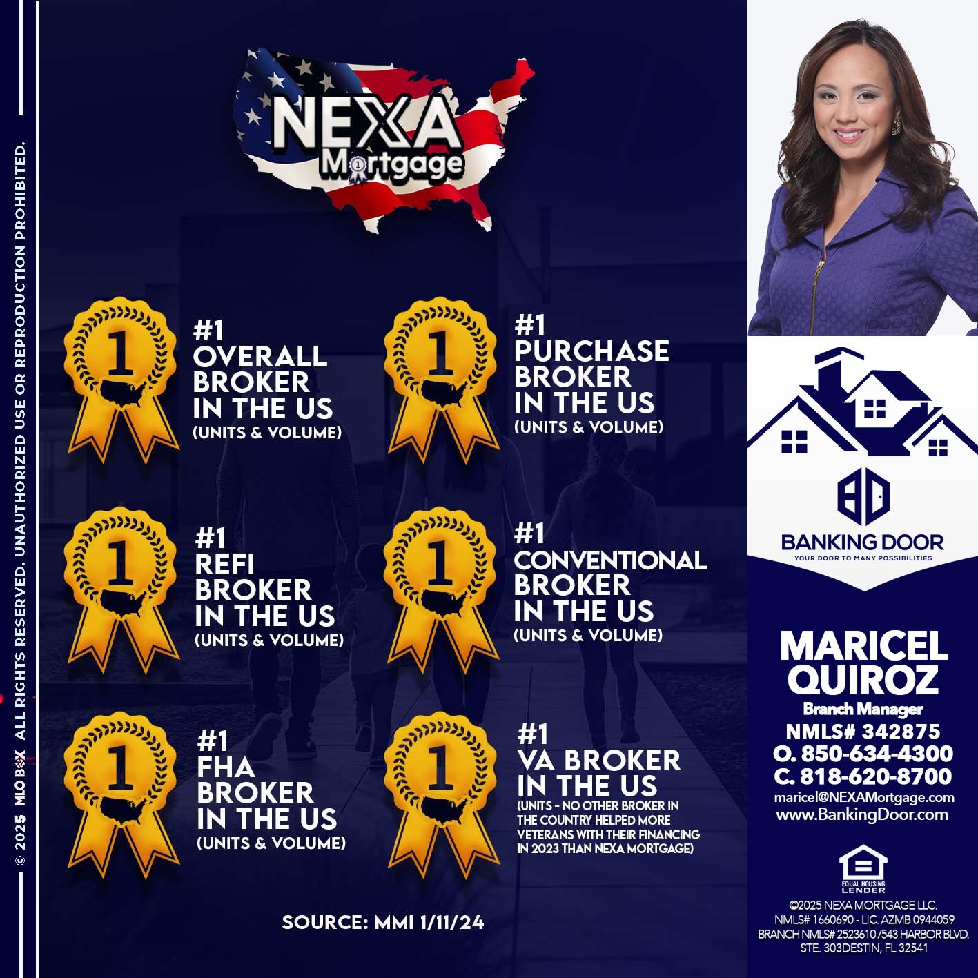 #1 - Maricel Quiroz -Branch Manager