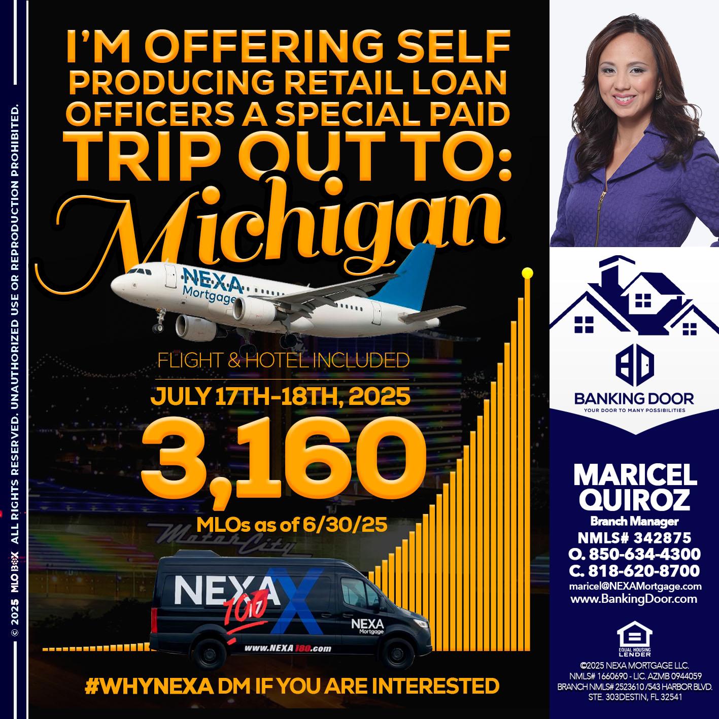 MICHIGAN TRIP - Maricel Quiroz -Branch Manager