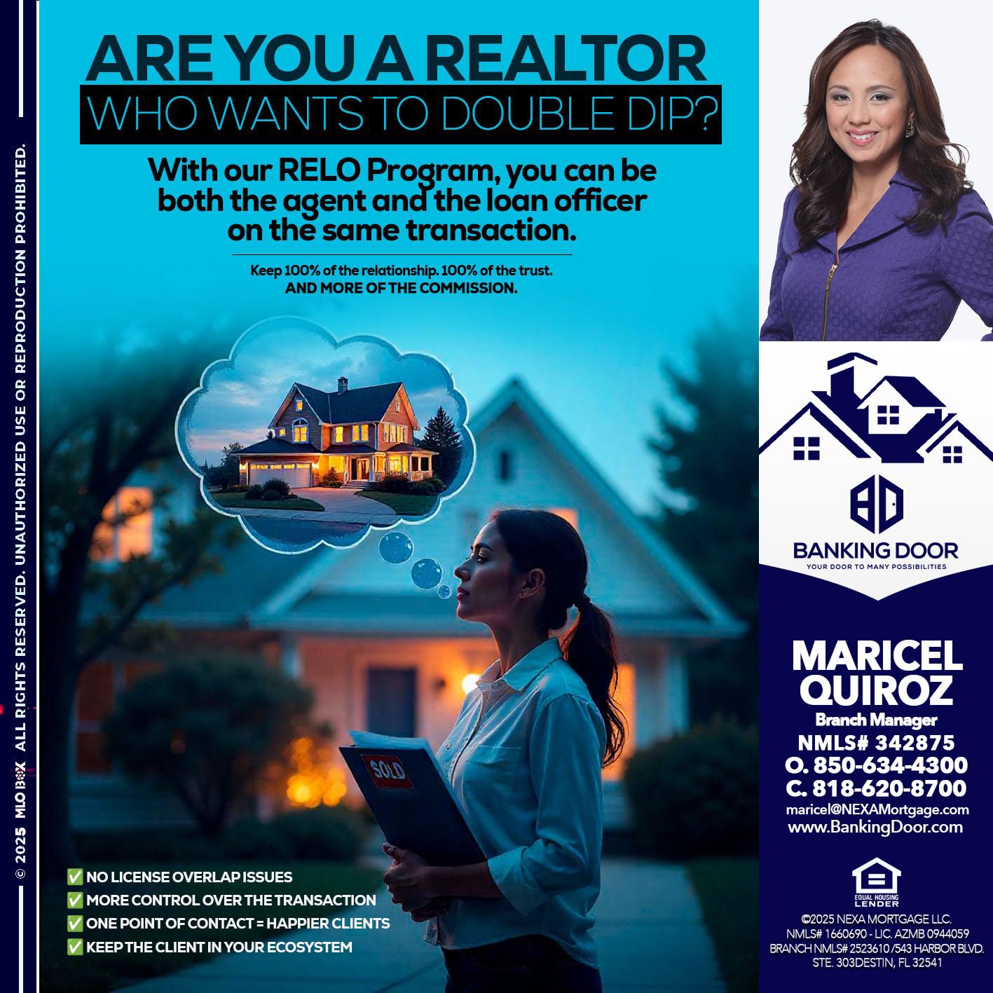 Are you a Realtor? - Maricel Quiroz -Branch Manager