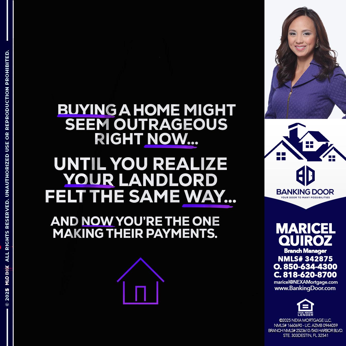 BUYING A HOME - Maricel Quiroz -Branch Manager