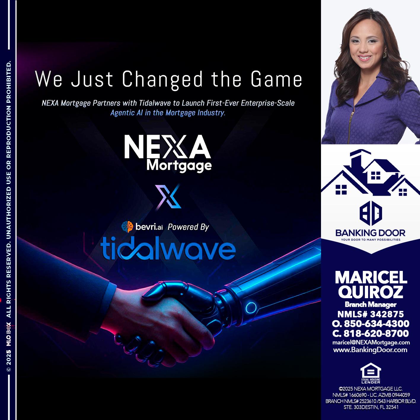 we just change - Maricel Quiroz -Branch Manager