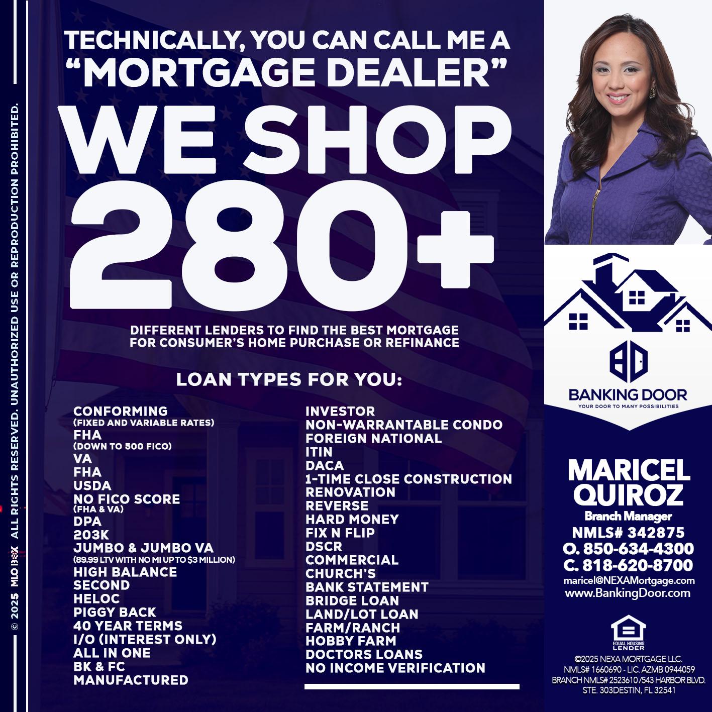 WE SHOP 280 + - Maricel Quiroz -Branch Manager