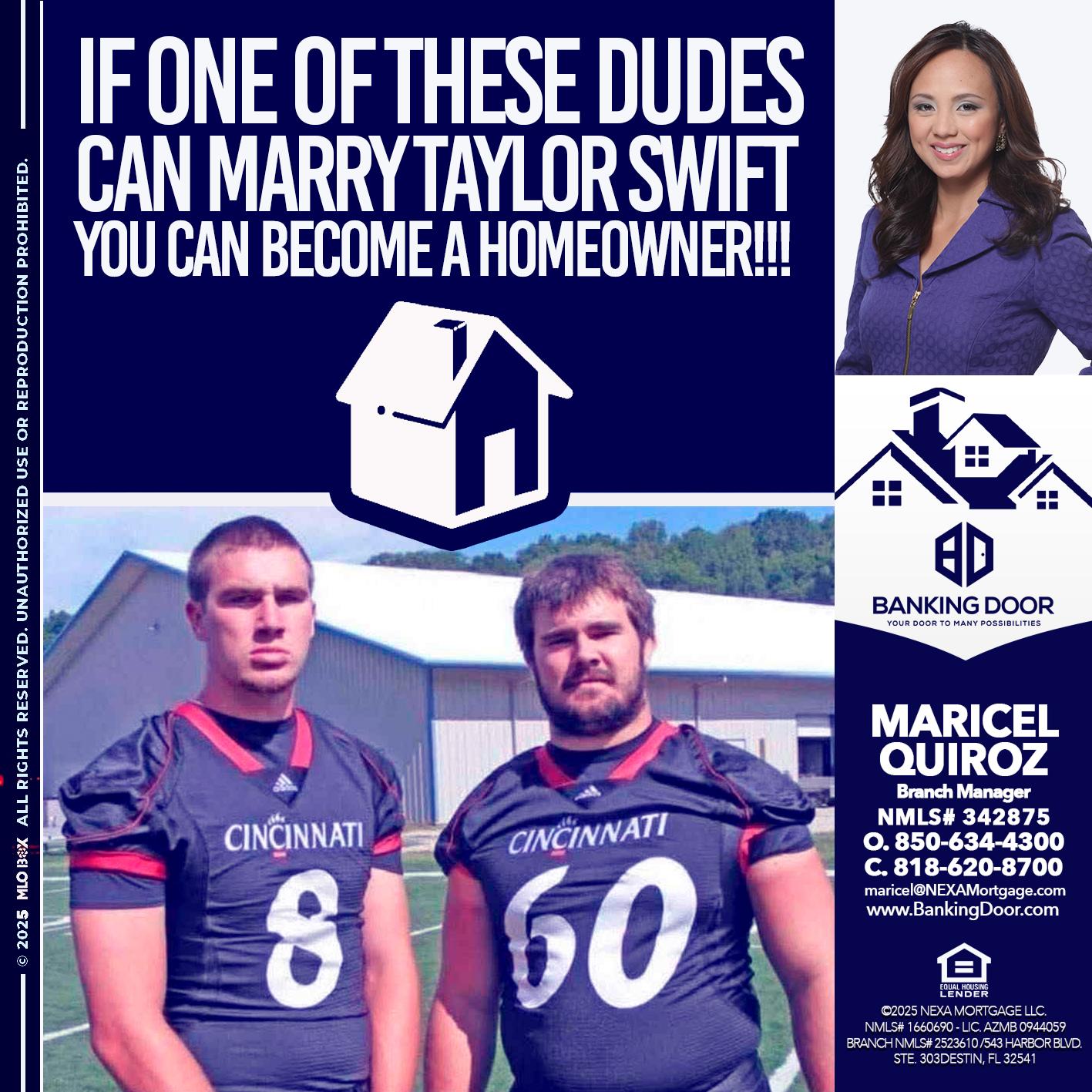 IF ONE OF THESE DUDES - Maricel Quiroz -Branch Manager