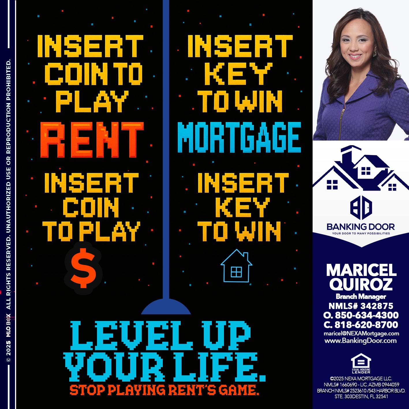 INSERT COIN - Maricel Quiroz -Branch Manager