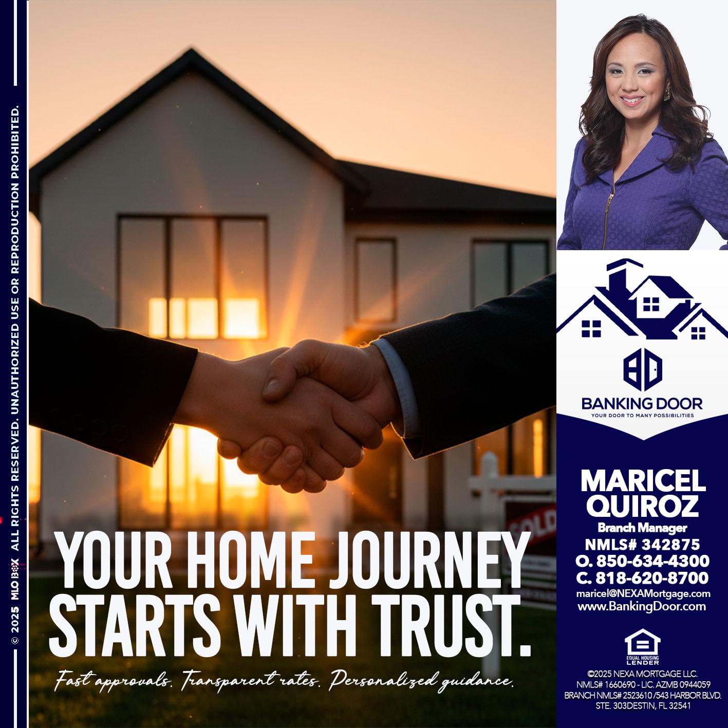 your home - Maricel Quiroz -Branch Manager