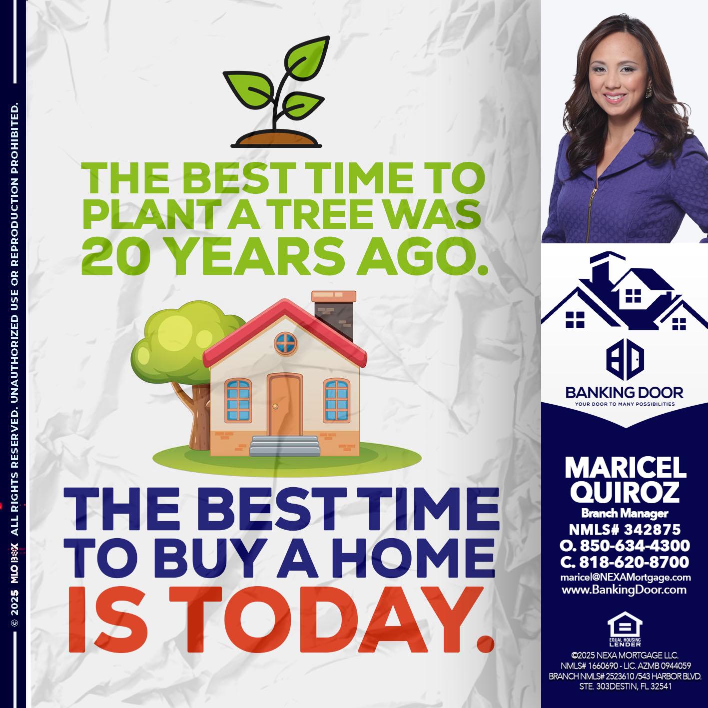 BEST TIME TO - Maricel Quiroz -Branch Manager
