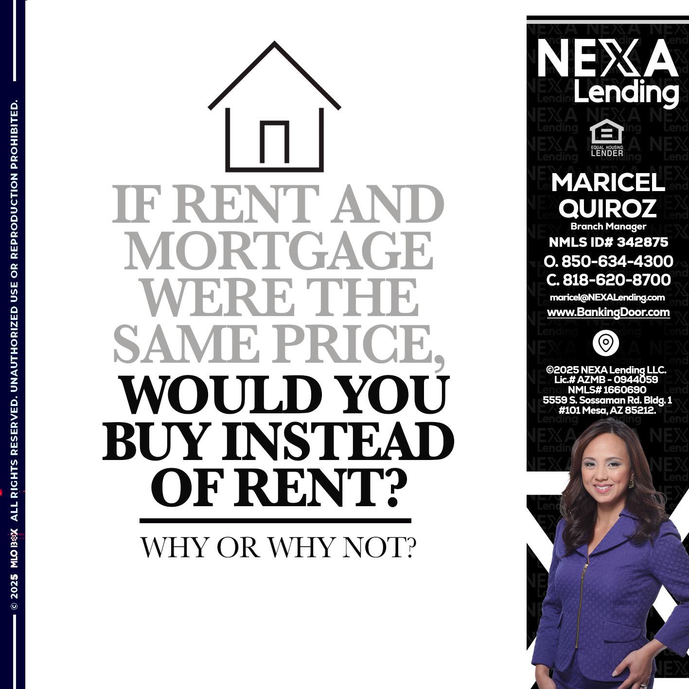 IF RENT - Maricel Quiroz -Branch Manager