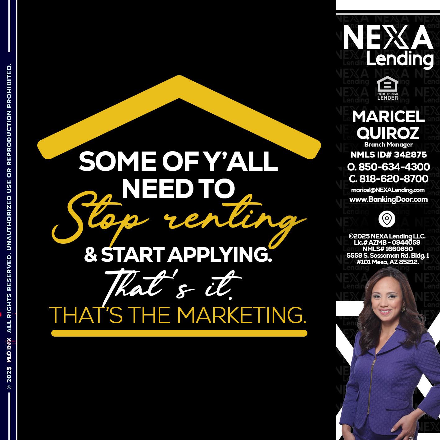 some of you - Maricel Quiroz -Branch Manager