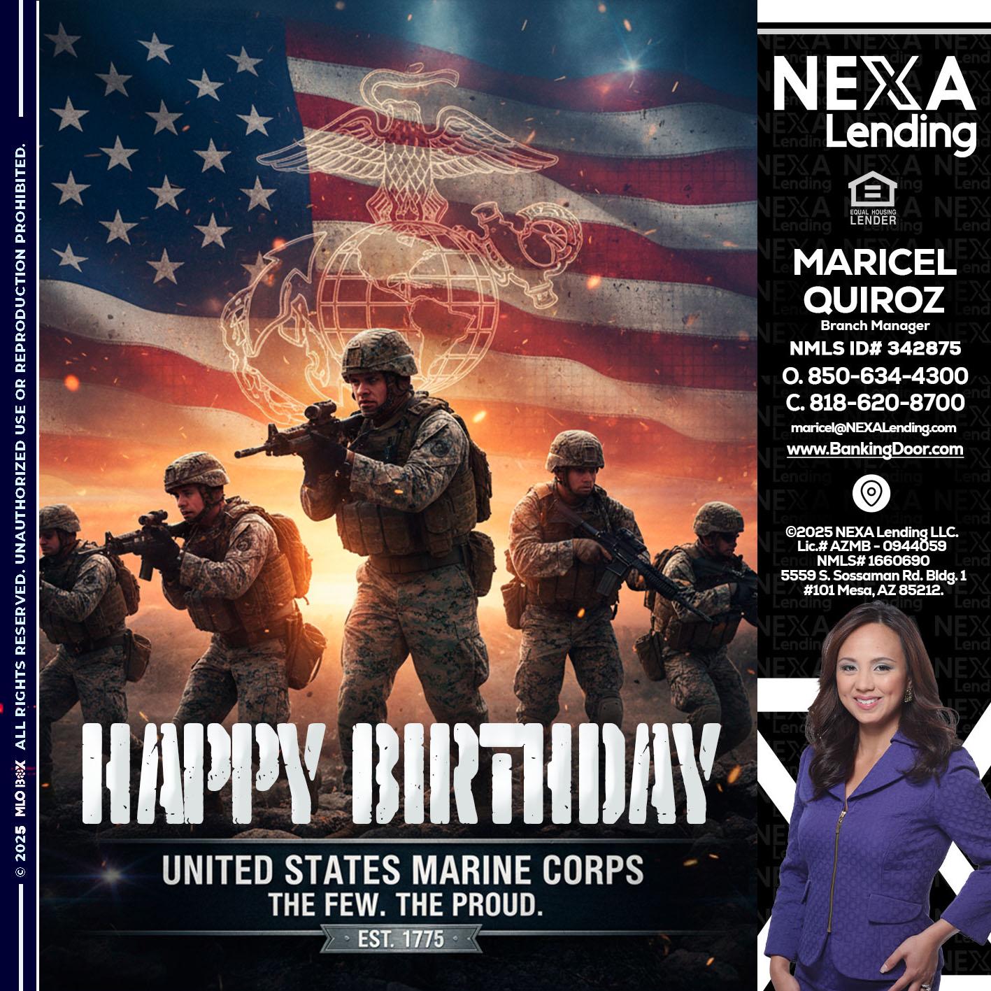 happy birthday - Maricel Quiroz -Branch Manager