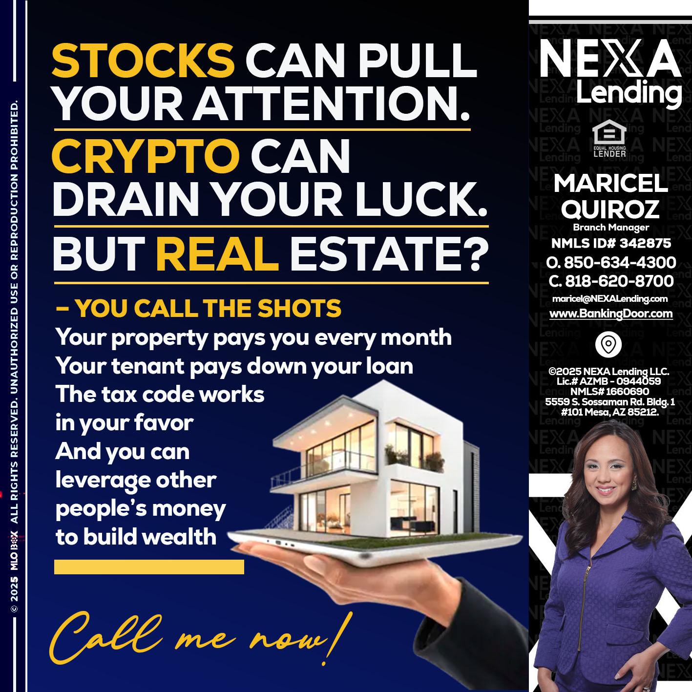 STOCK YOUR - Maricel Quiroz -Branch Manager