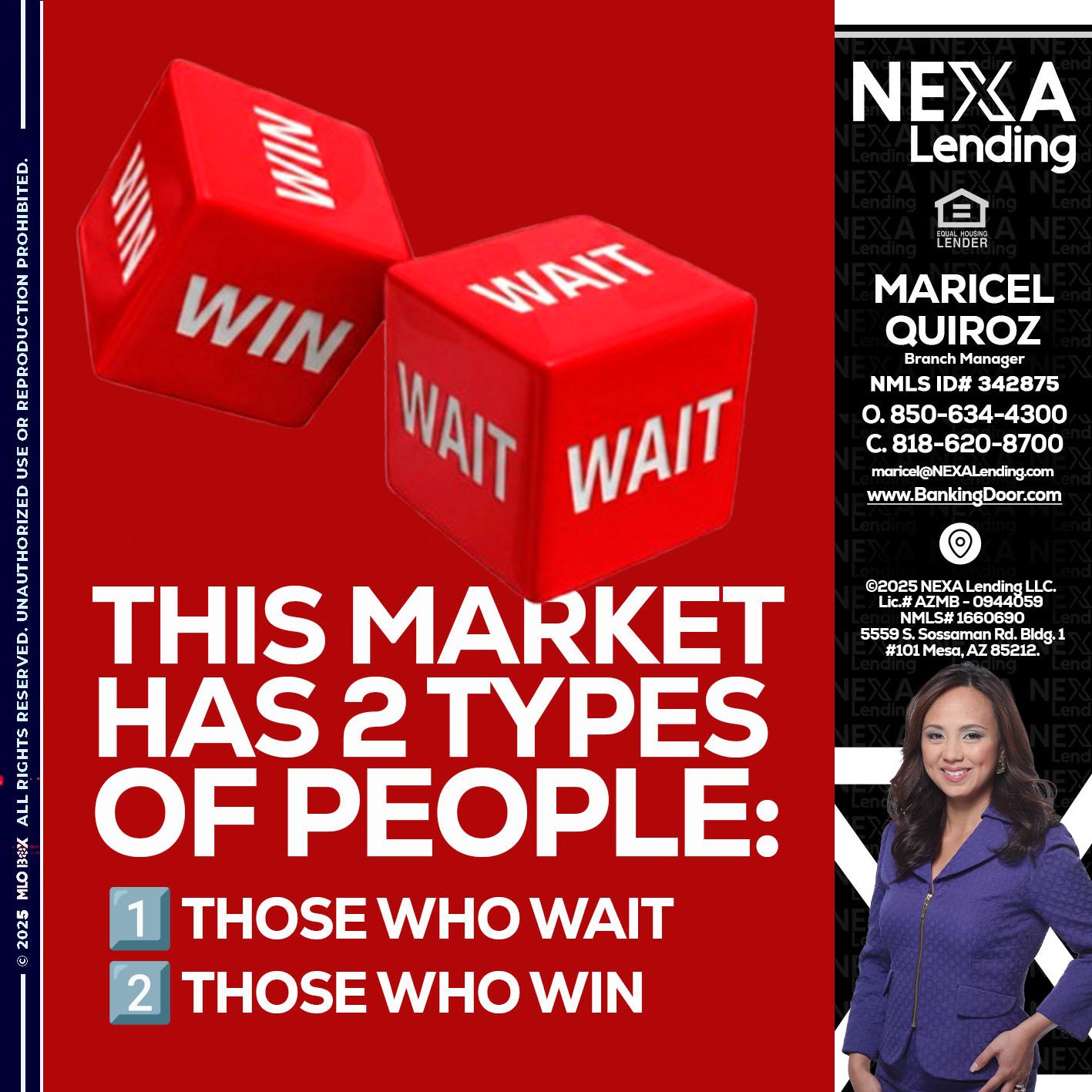 this market - Maricel Quiroz -Branch Manager