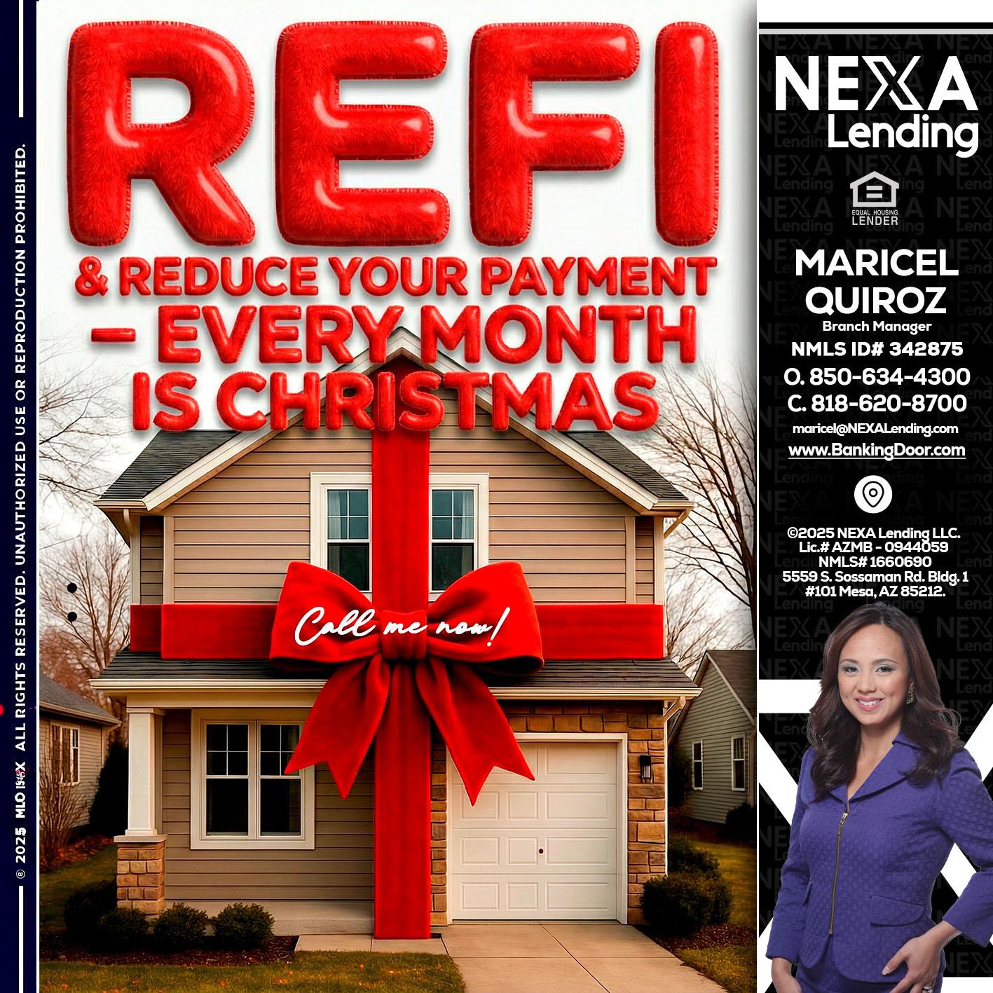 REFI - Maricel Quiroz -Branch Manager