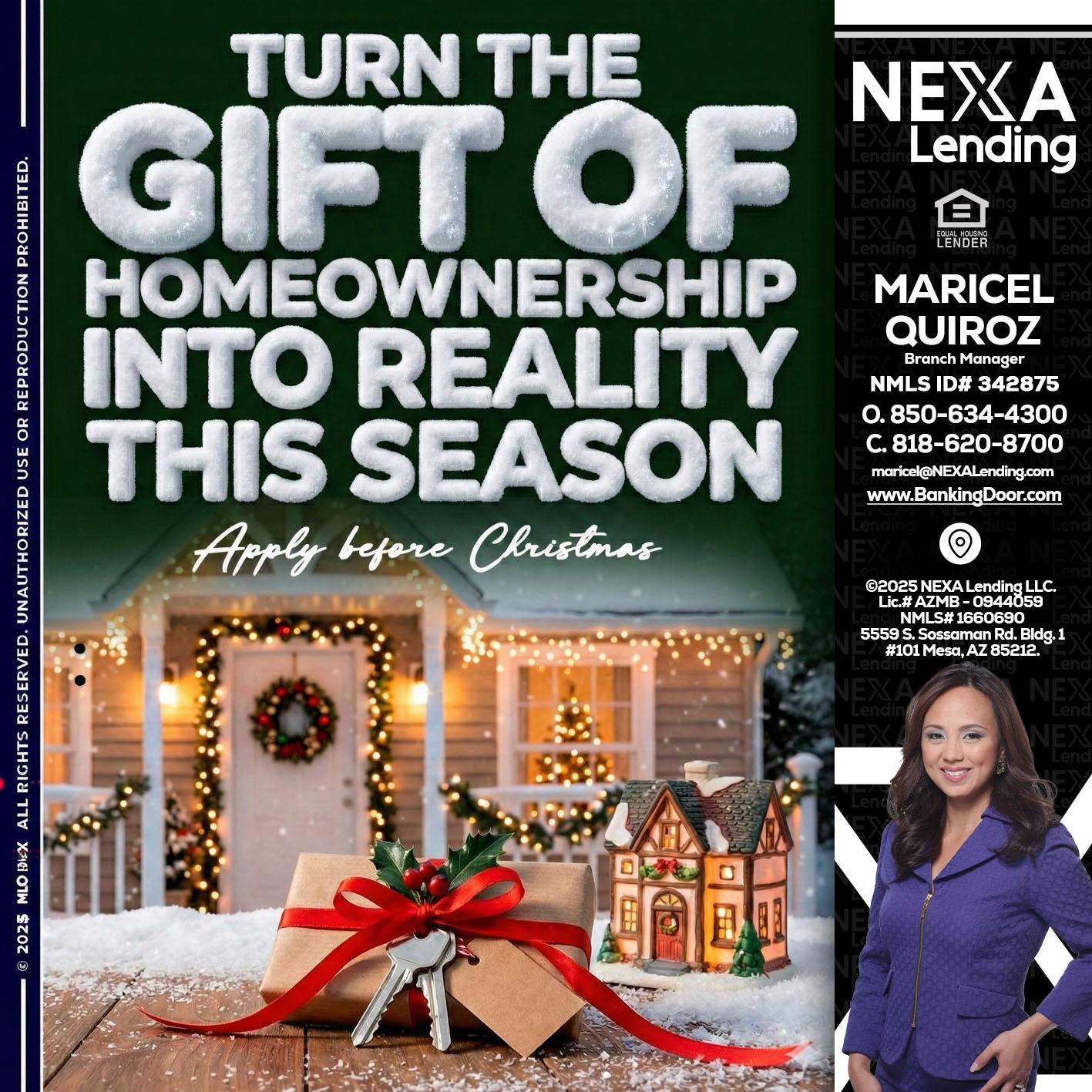 TURN GIFTS - Maricel Quiroz -Branch Manager