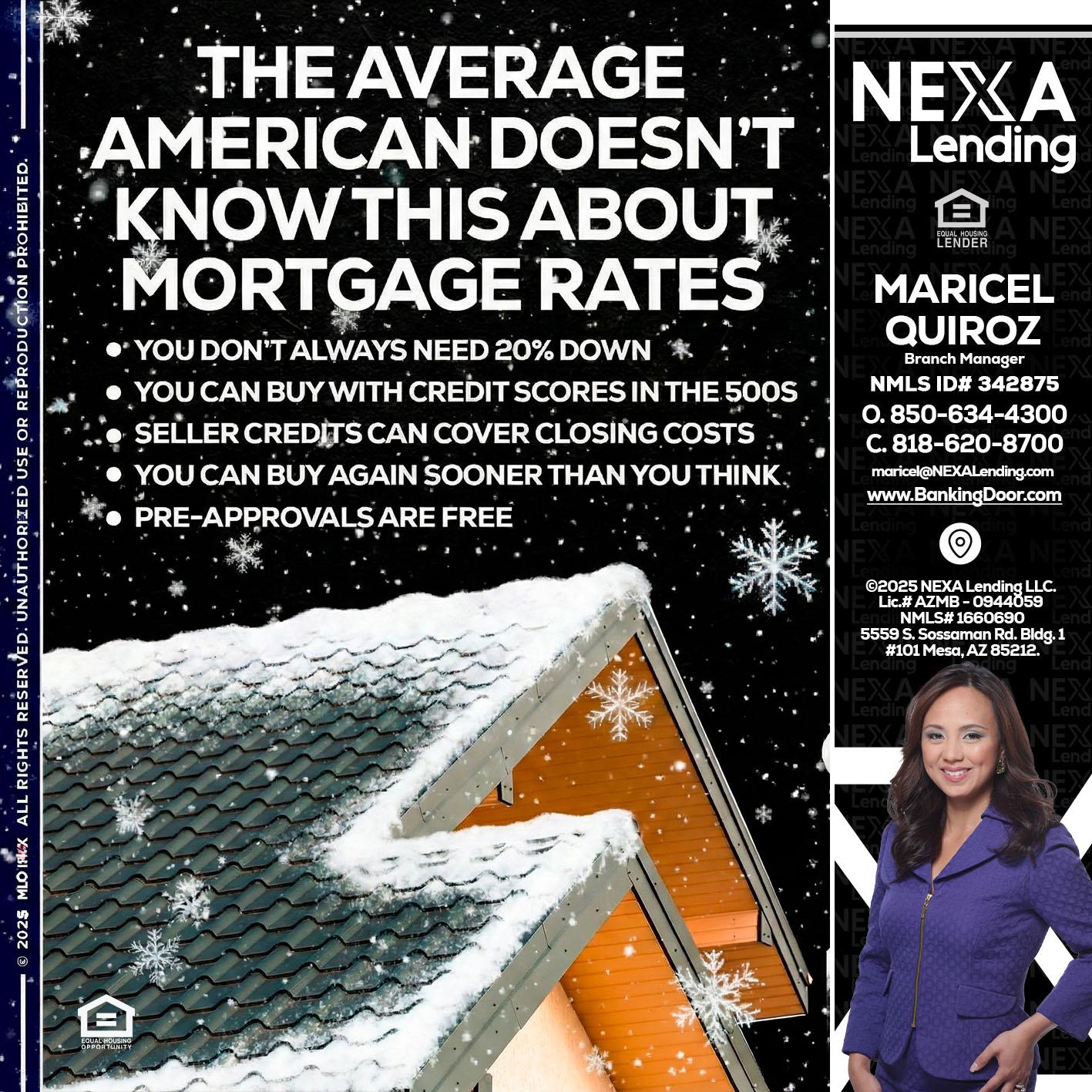 THE AVERAGE - Maricel Quiroz -Branch Manager