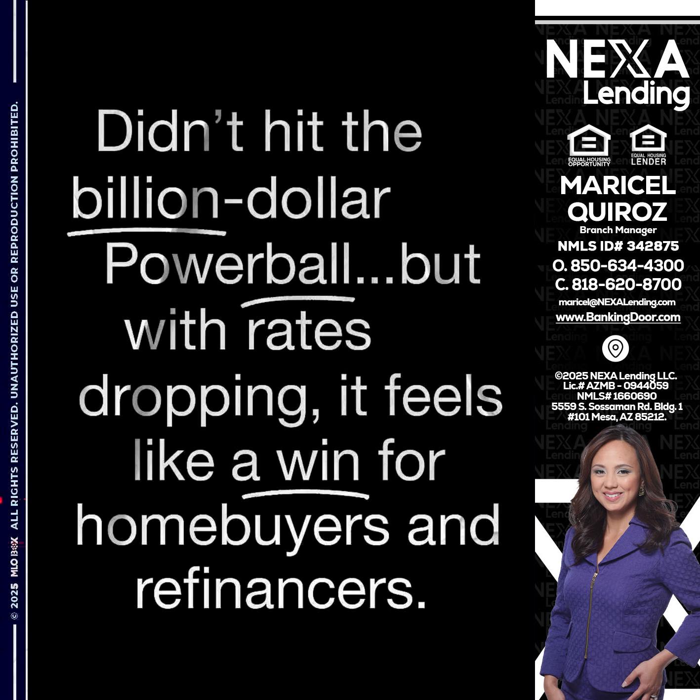 DIDNT HIT - Maricel Quiroz -Branch Manager