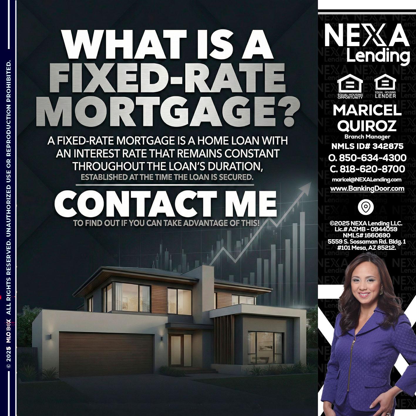 WHAT IS A - Maricel Quiroz -Branch Manager