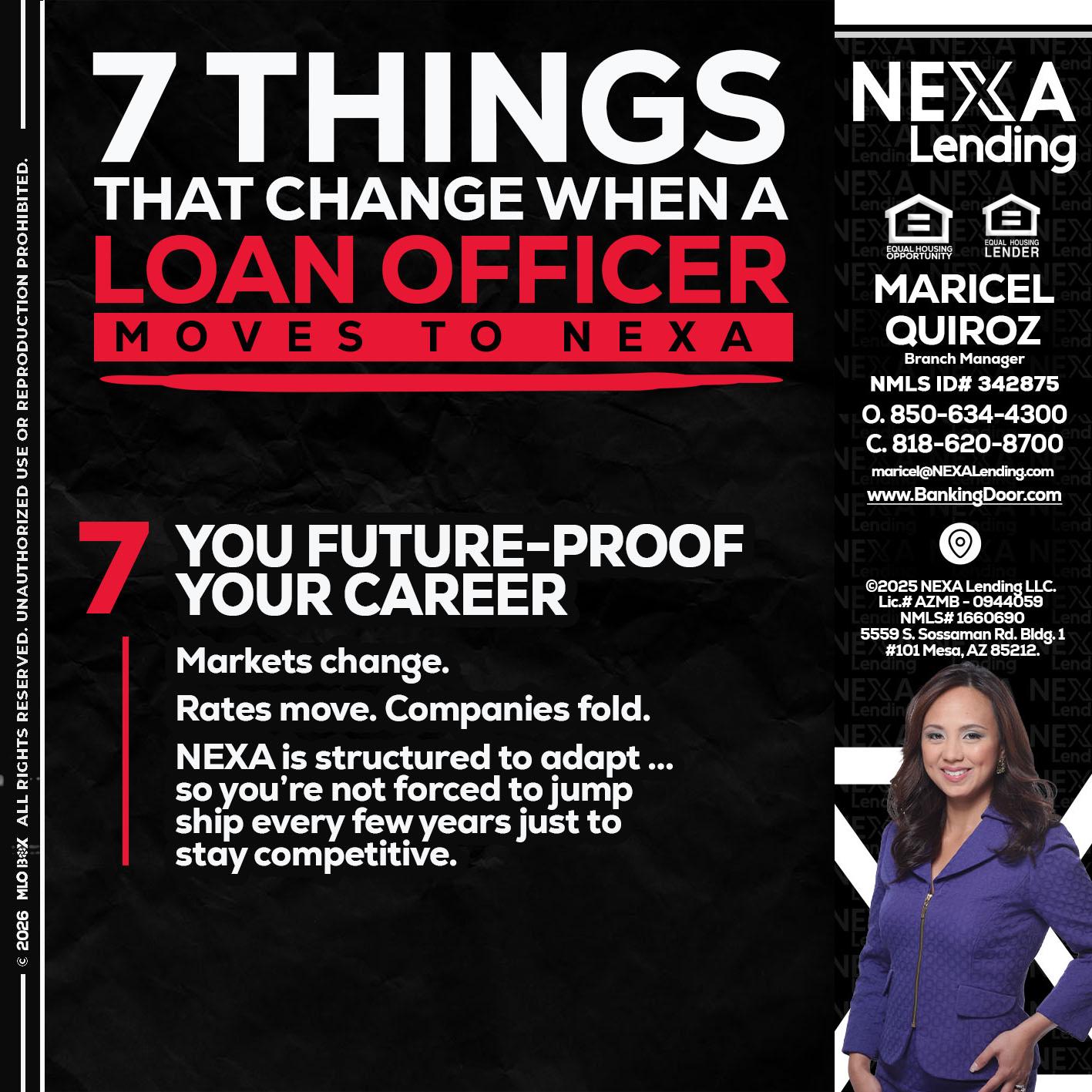 7 THINGS (7) - Maricel Quiroz -Branch Manager