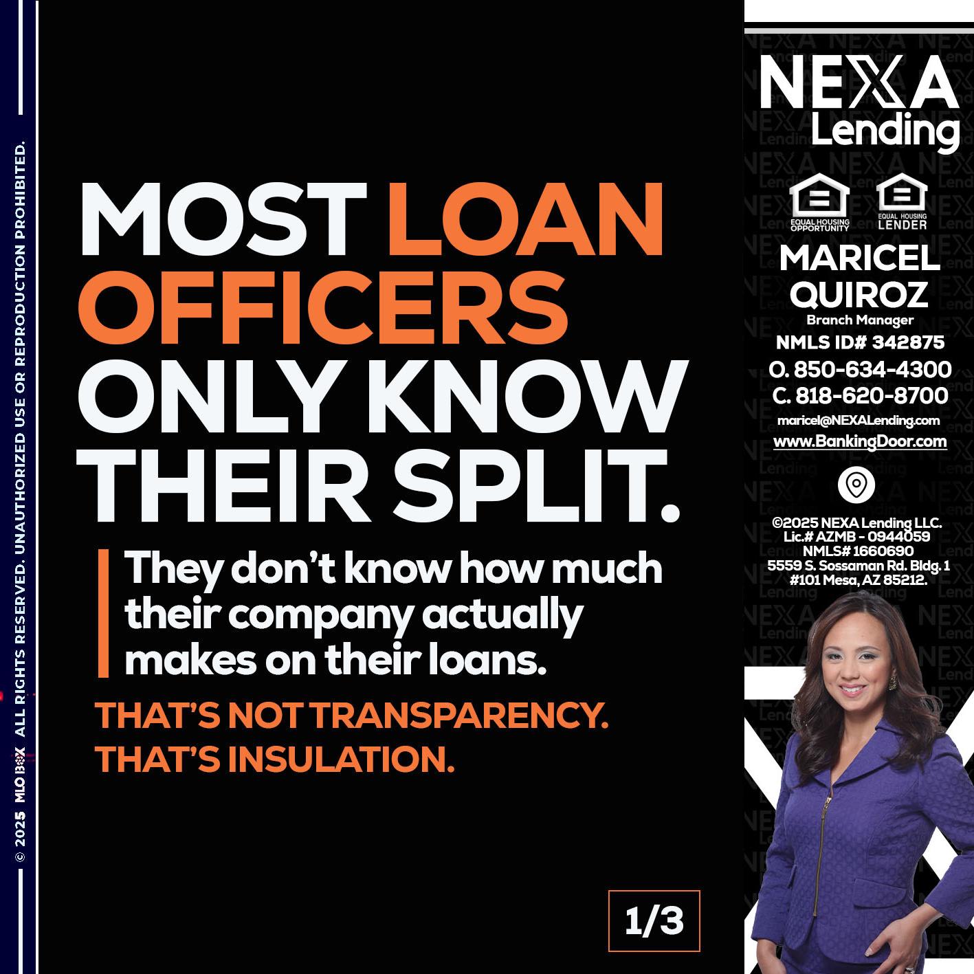 1 OF 3 - Maricel Quiroz -Branch Manager