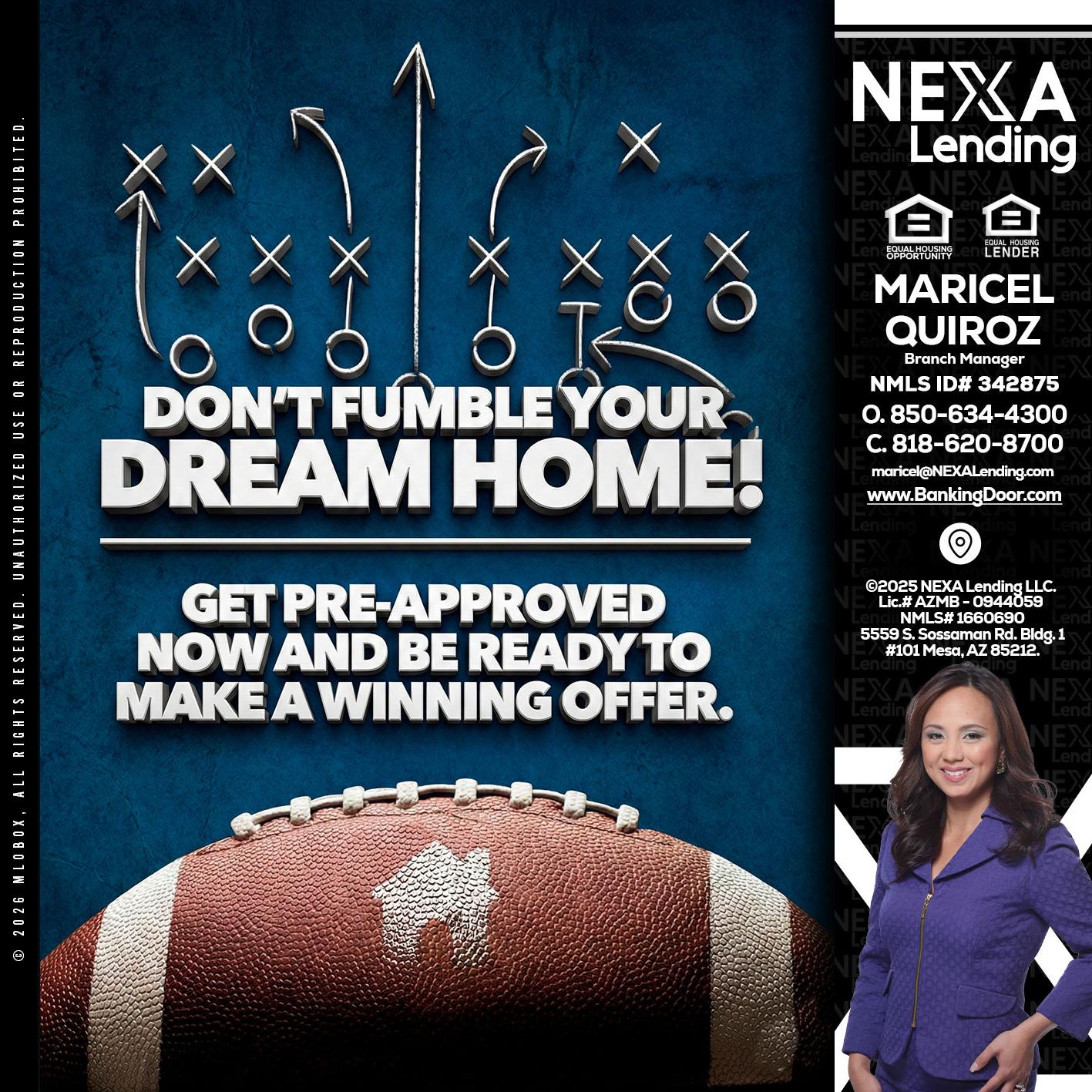 dont fumble - Maricel Quiroz -Branch Manager