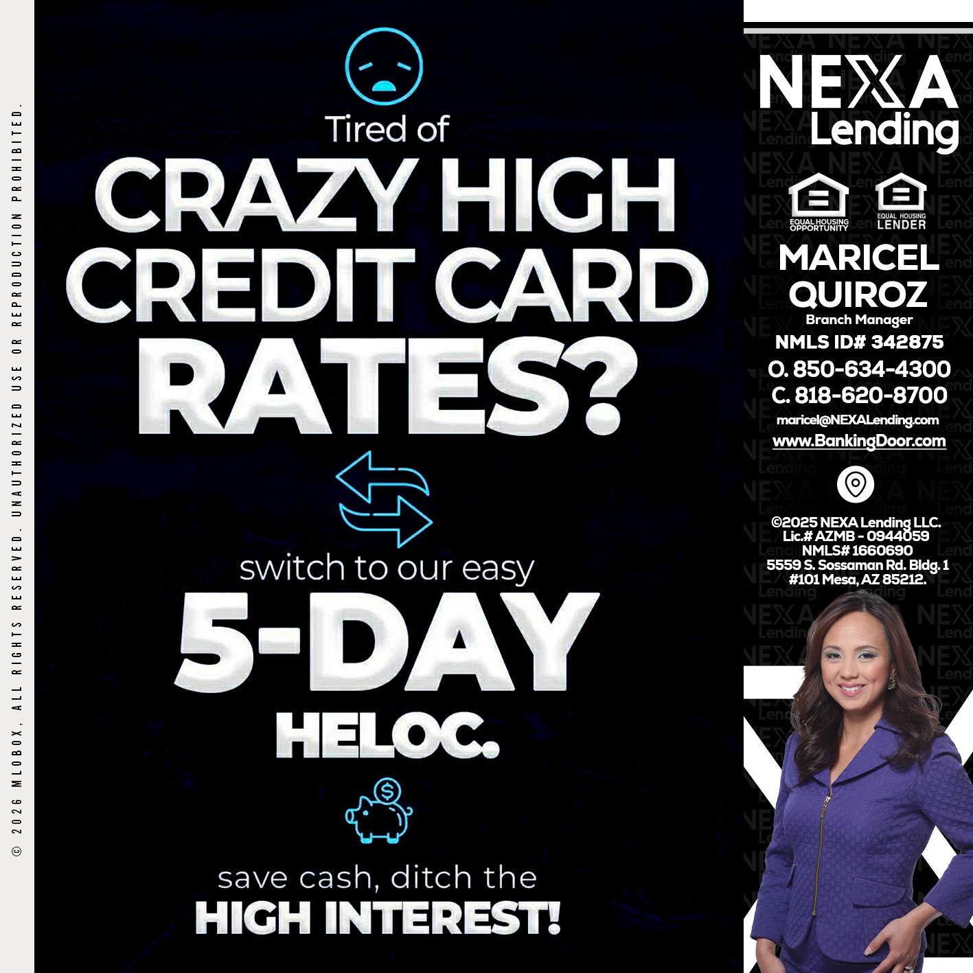 CRAZY HIGH - Maricel Quiroz -Branch Manager