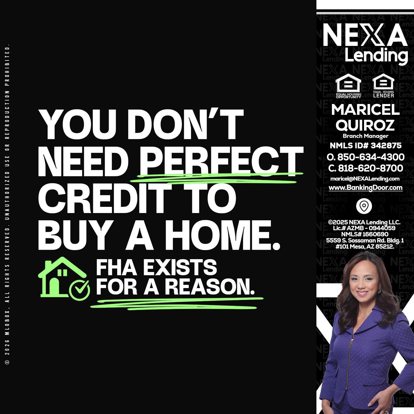 you don't need - Maricel Quiroz -Branch Manager