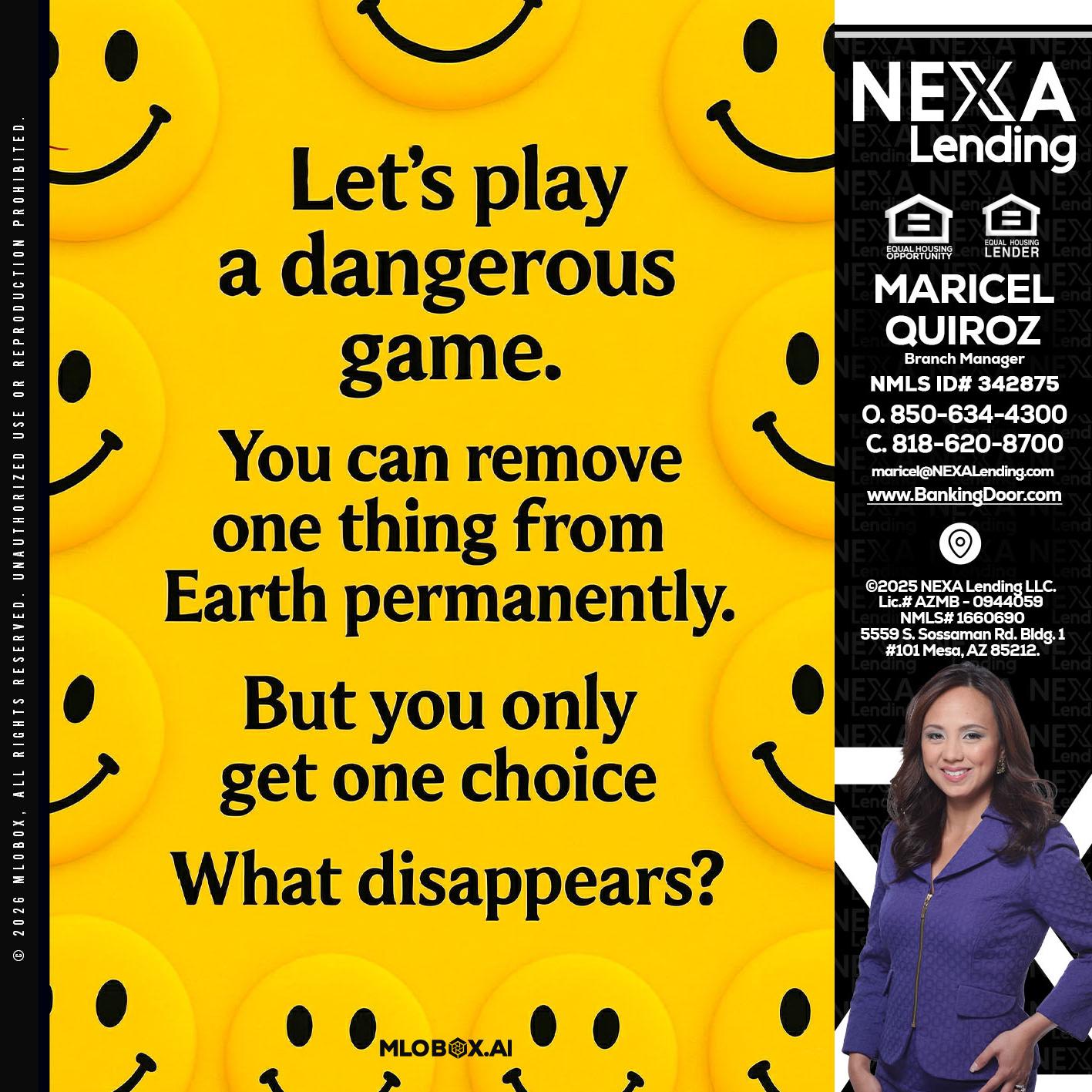 LETS PLAY - Maricel Quiroz -Branch Manager