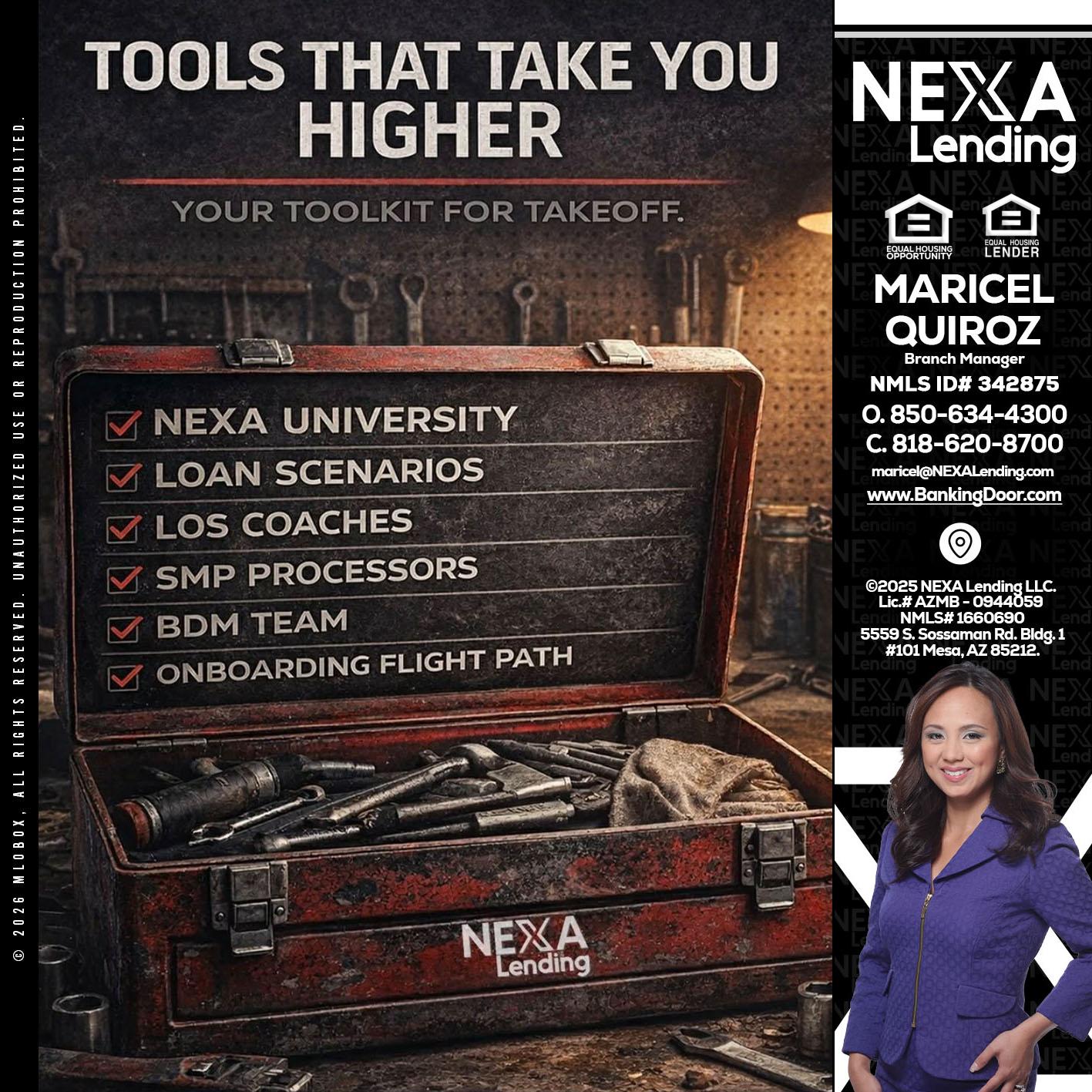 TOOLS THAT - Maricel Quiroz -Branch Manager