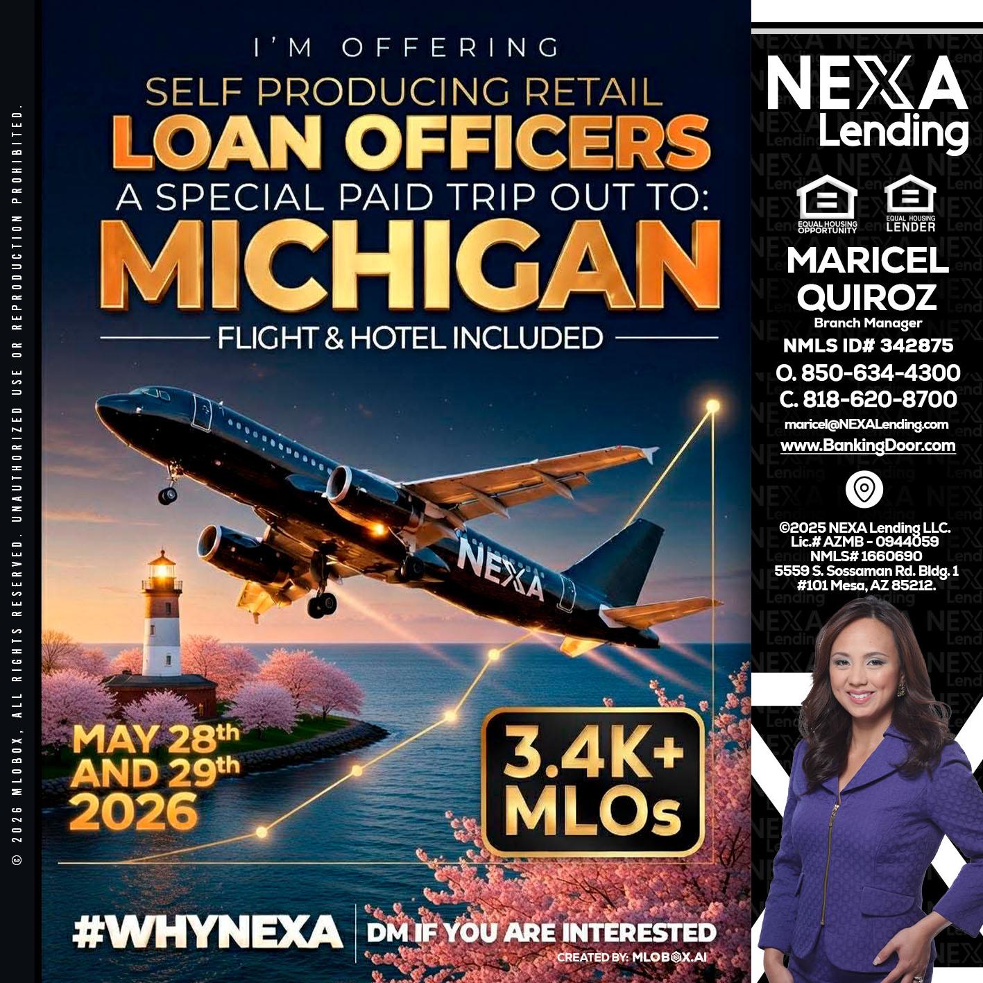 MICHIGAN TRIP - Maricel Quiroz -Branch Manager