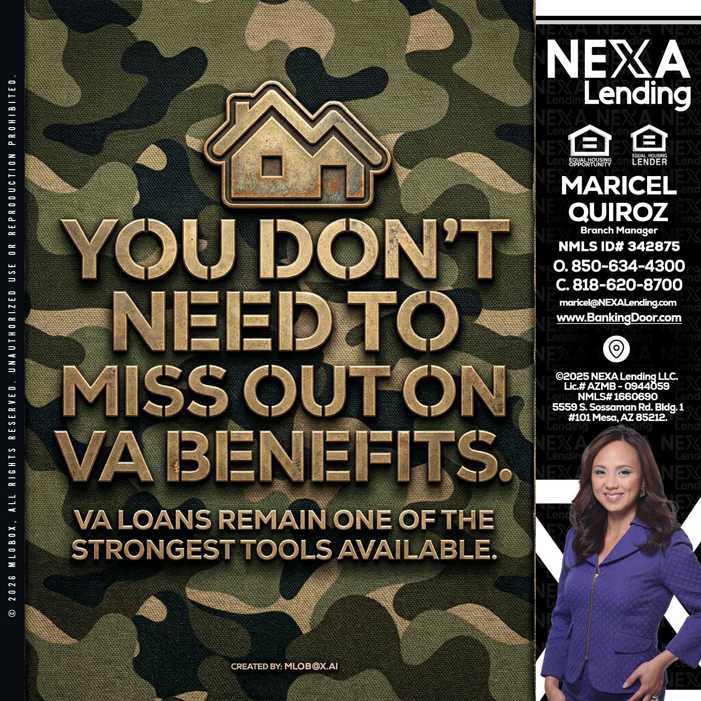 you don't need - Maricel Quiroz -Branch Manager