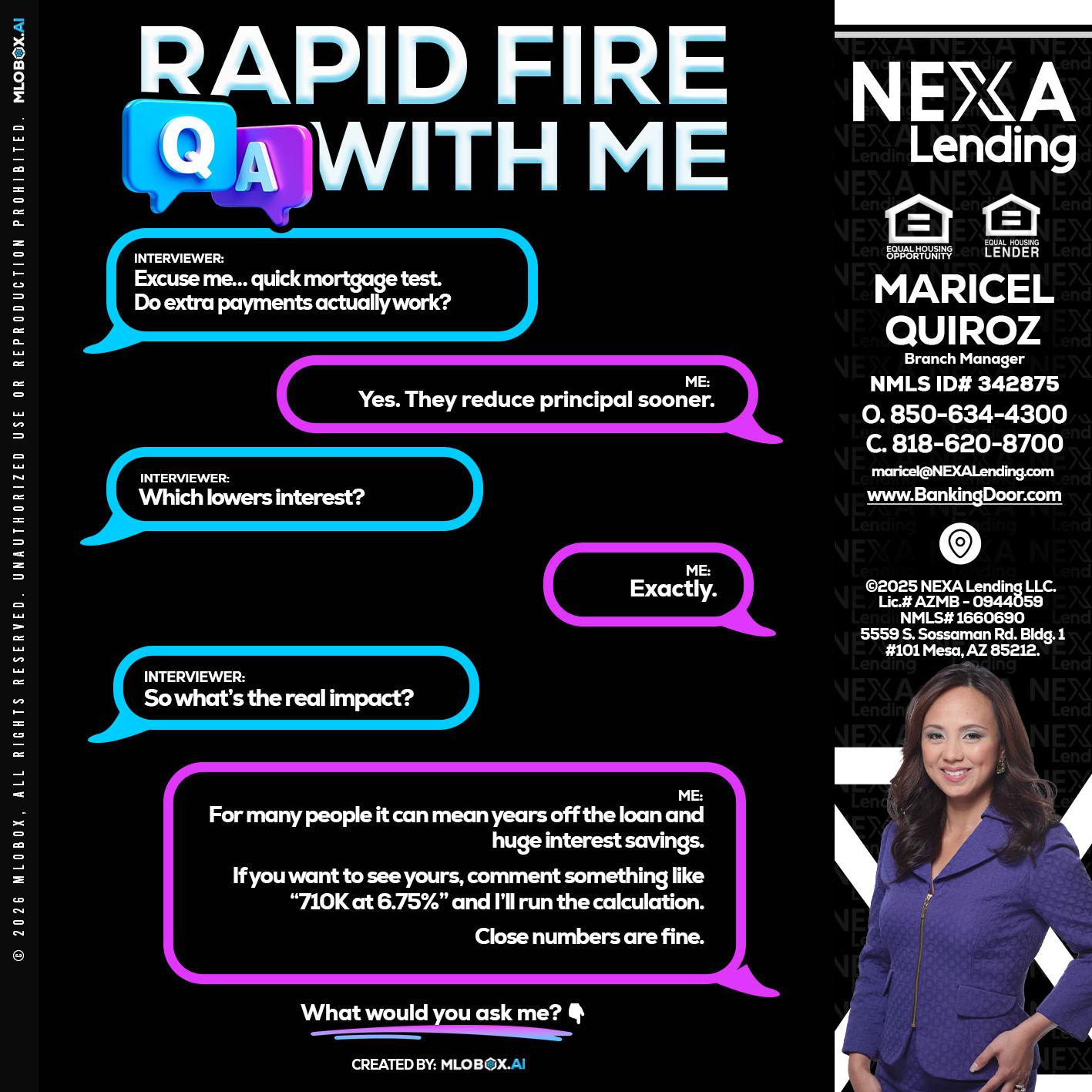 RAPID QA - Maricel Quiroz -Branch Manager