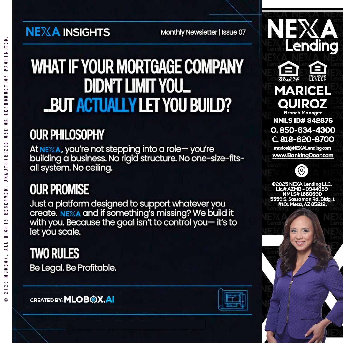 NEXA INSIGHTS - Maricel Quiroz -Branch Manager