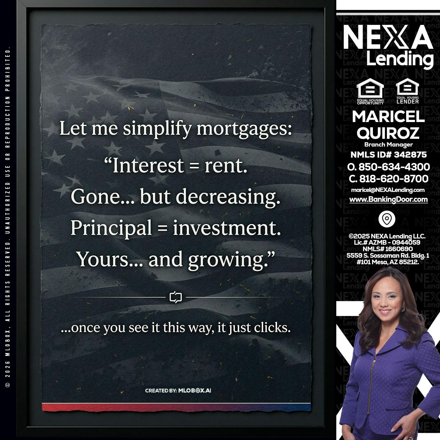 LET ME SIMPLIFY - Maricel Quiroz -Branch Manager