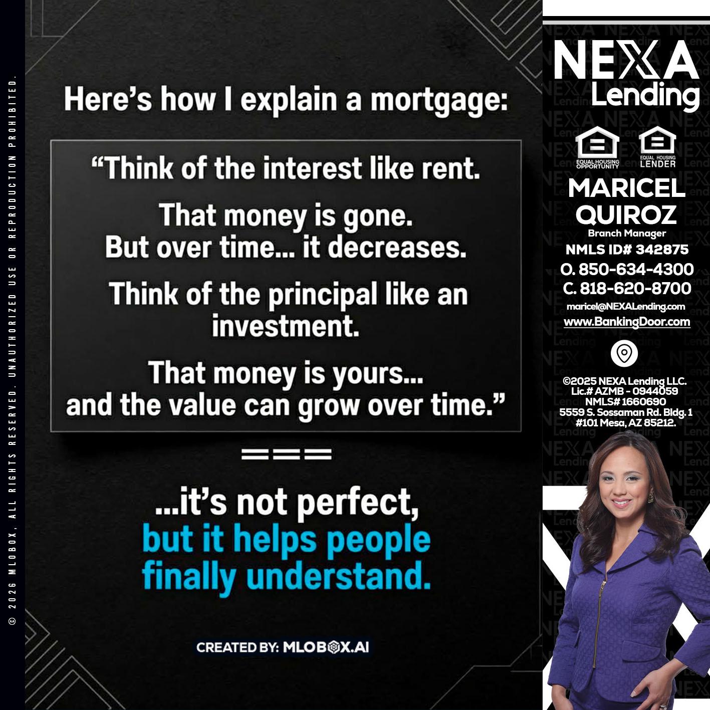 HERES NOW - Maricel Quiroz -Branch Manager