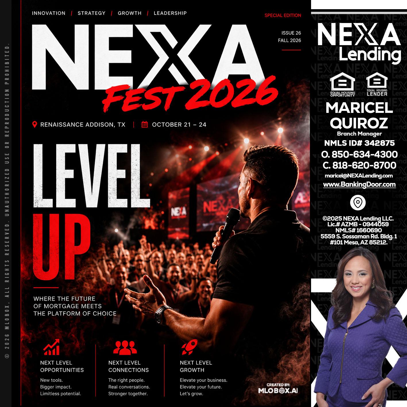 NEXA FEST 2026 - Maricel Quiroz -Branch Manager