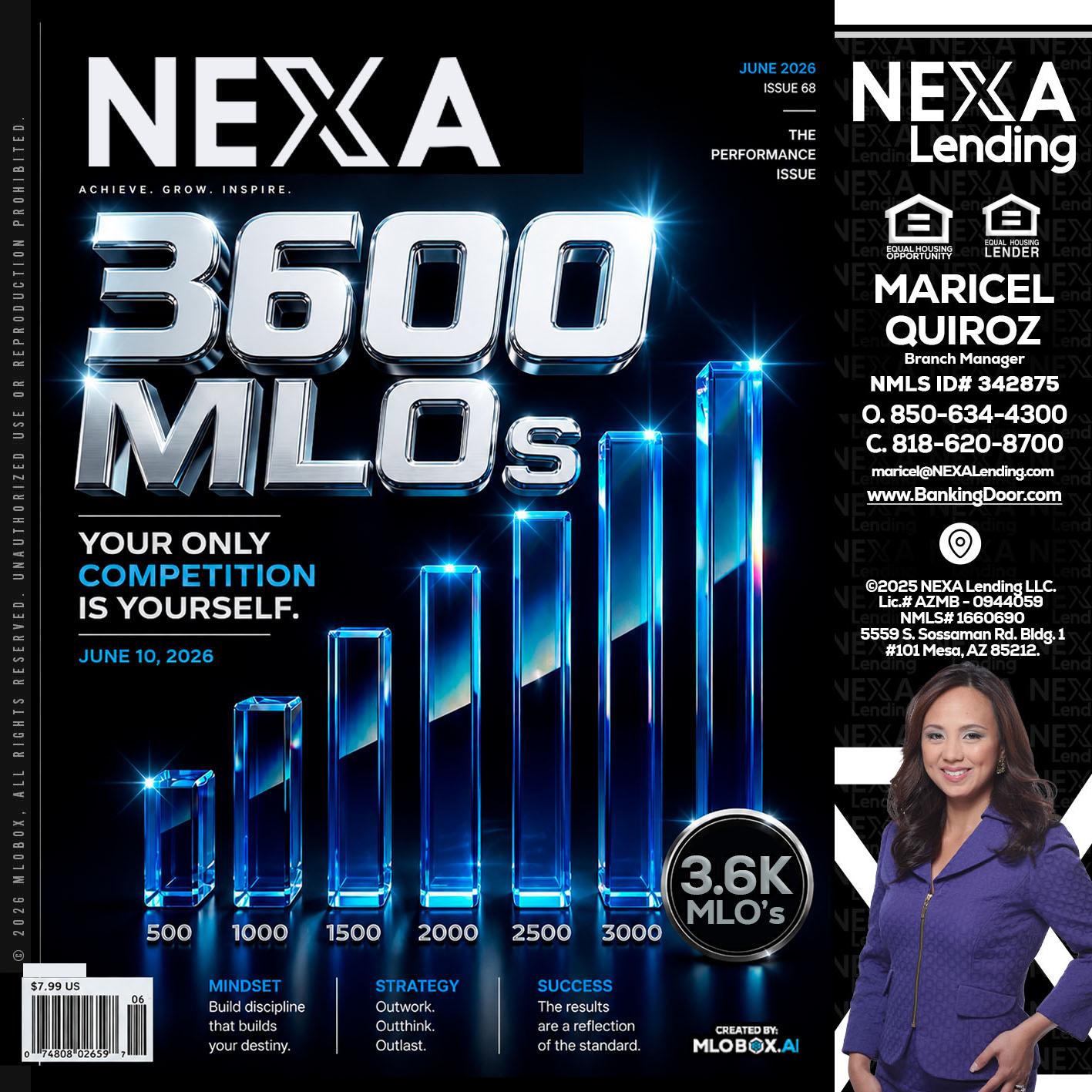3600 MLOs - Maricel Quiroz -Branch Manager