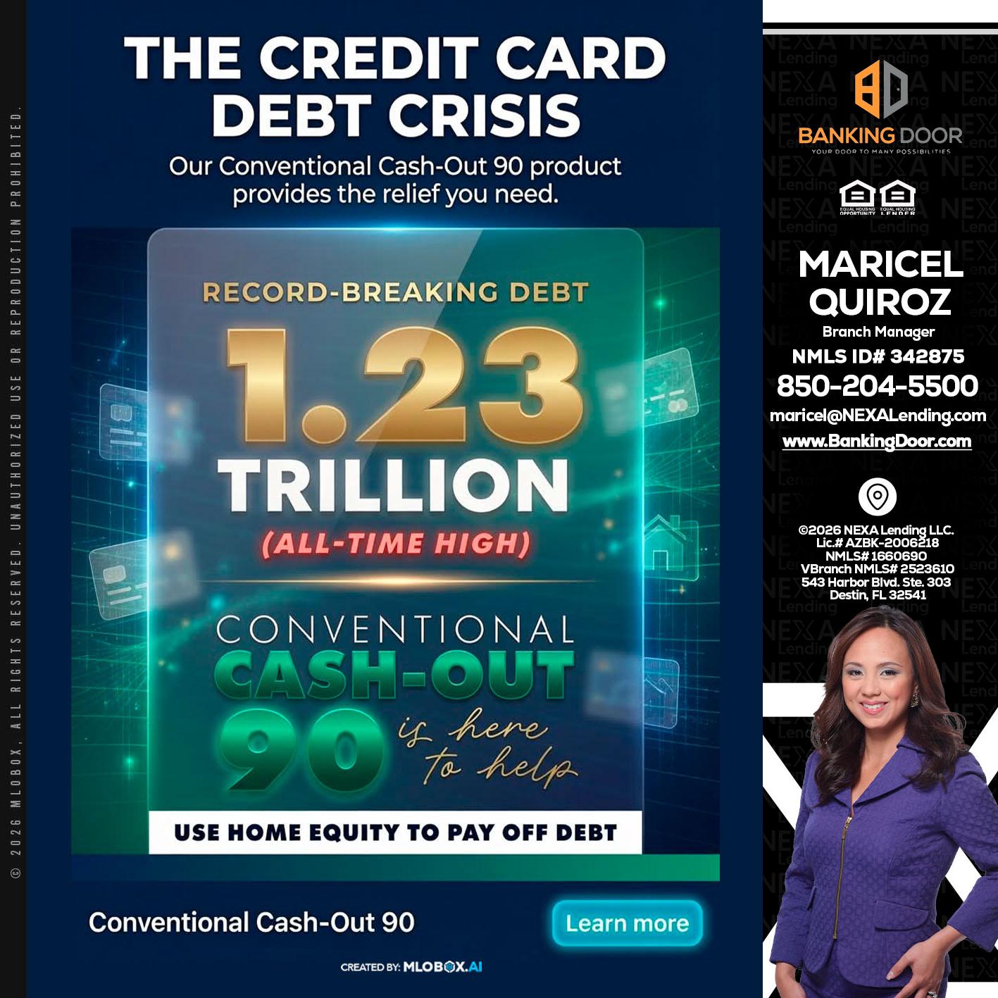 THE CREDIT CARD - Maricel Quiroz -Branch Manager