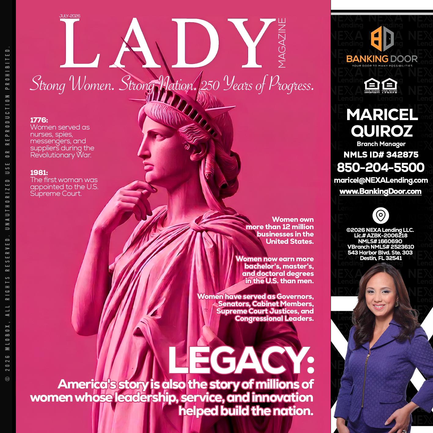 LADY LIBERTY! - Maricel Quiroz -Branch Manager
