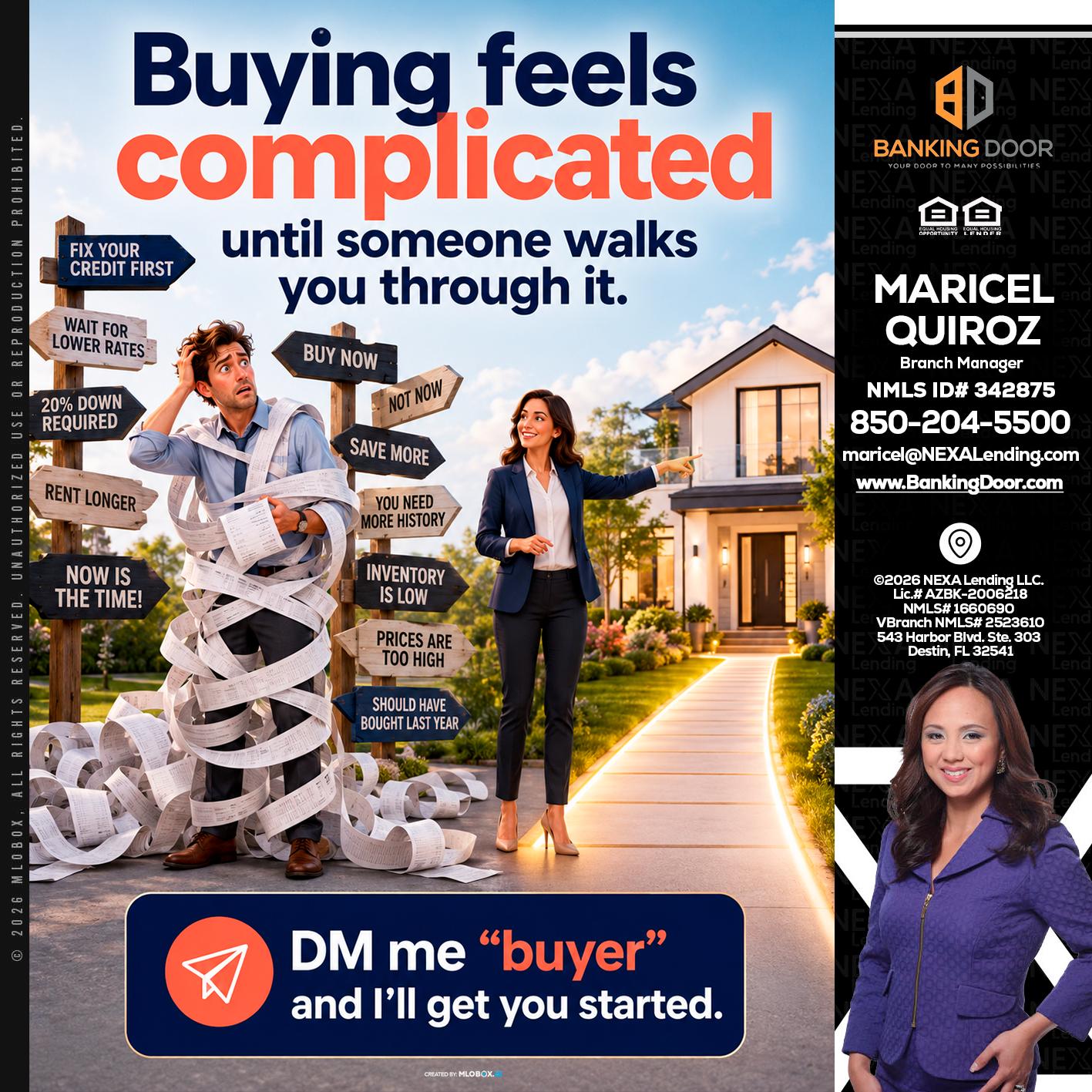 buying feels - Maricel Quiroz -Branch Manager