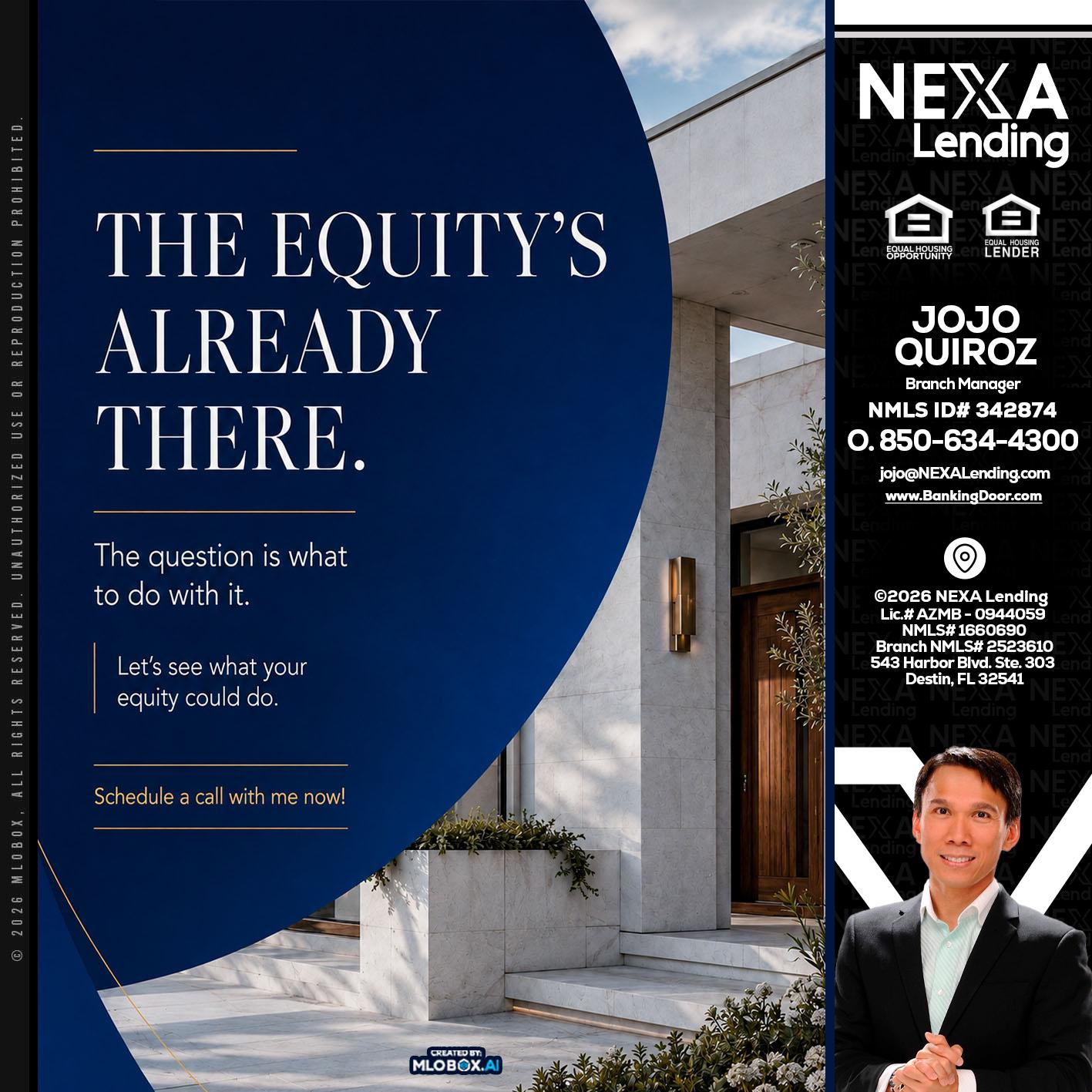 the equity's - Maricel Quiroz -Branch Manager