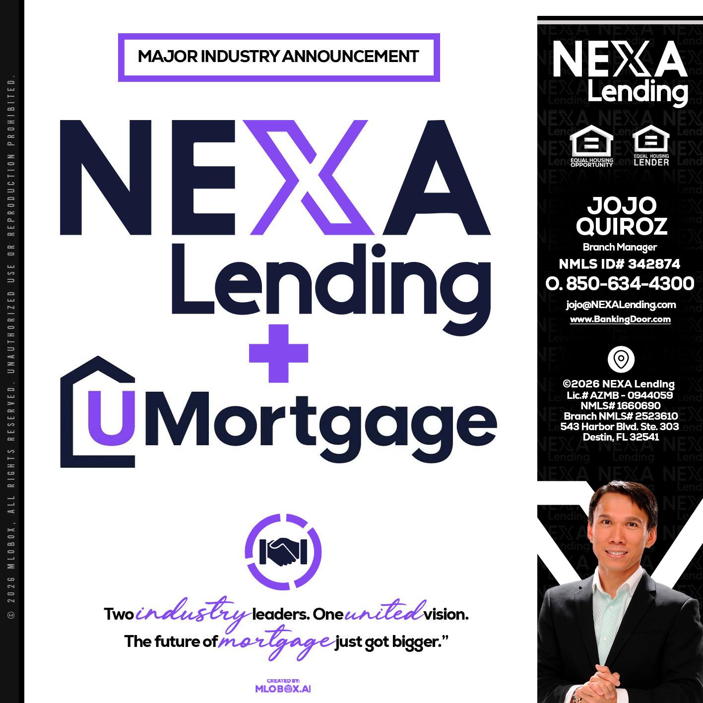 NEXA LENDING U MORTGAGE - Maricel Quiroz -Branch Manager