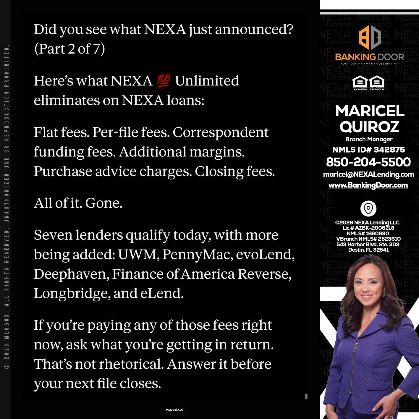 2 OF 7 - Maricel Quiroz -Branch Manager