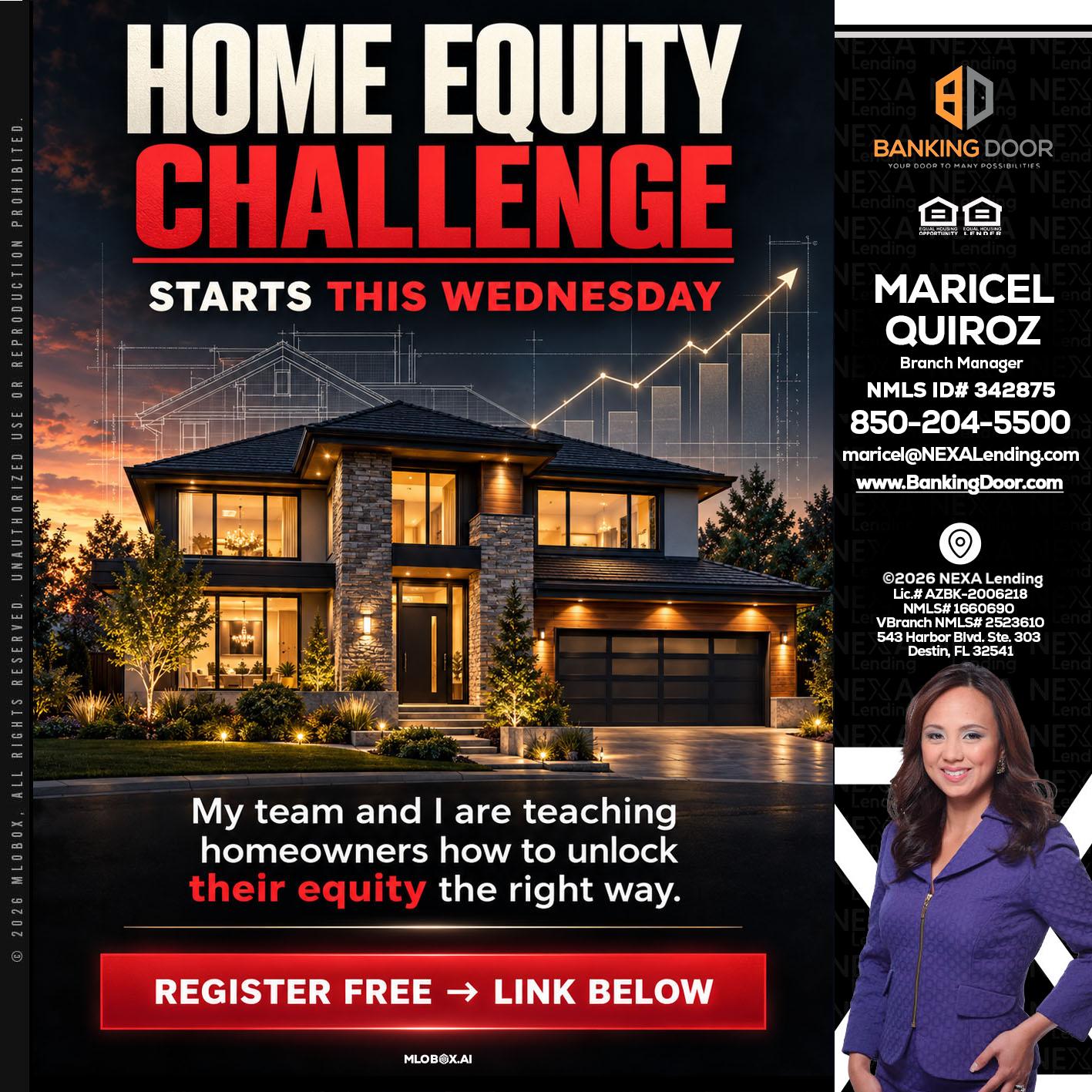 HOME EQUITY - Maricel Quiroz -Branch Manager