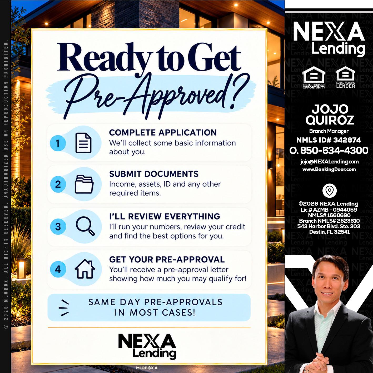ready to get - Maricel Quiroz -Branch Manager