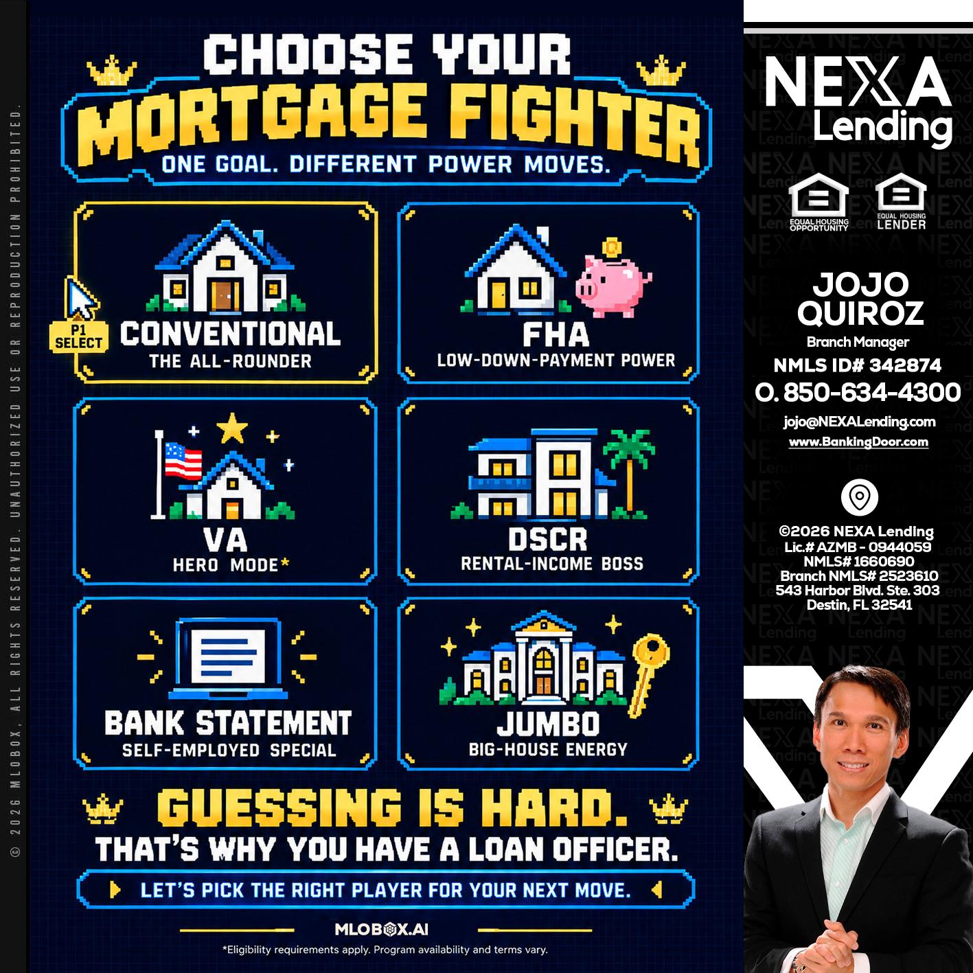 CHOOSE YOUR MORTGAGE - Maricel Quiroz -Branch Manager