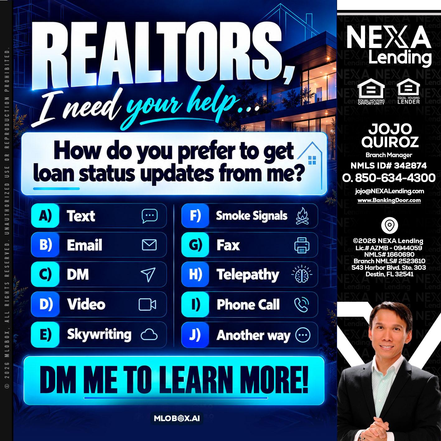 REALTORS - Maricel Quiroz -Branch Manager