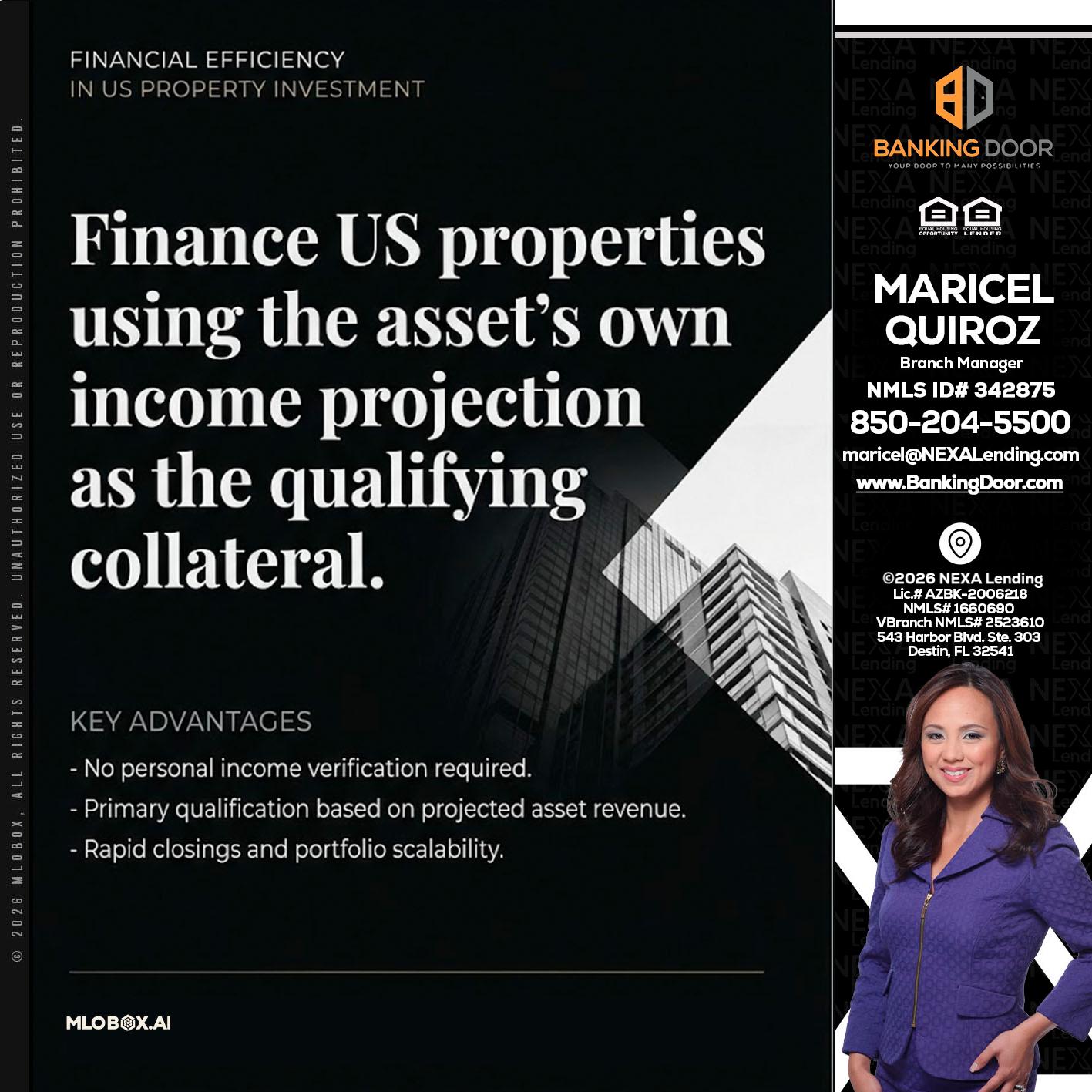 finance US - Maricel Quiroz -Branch Manager